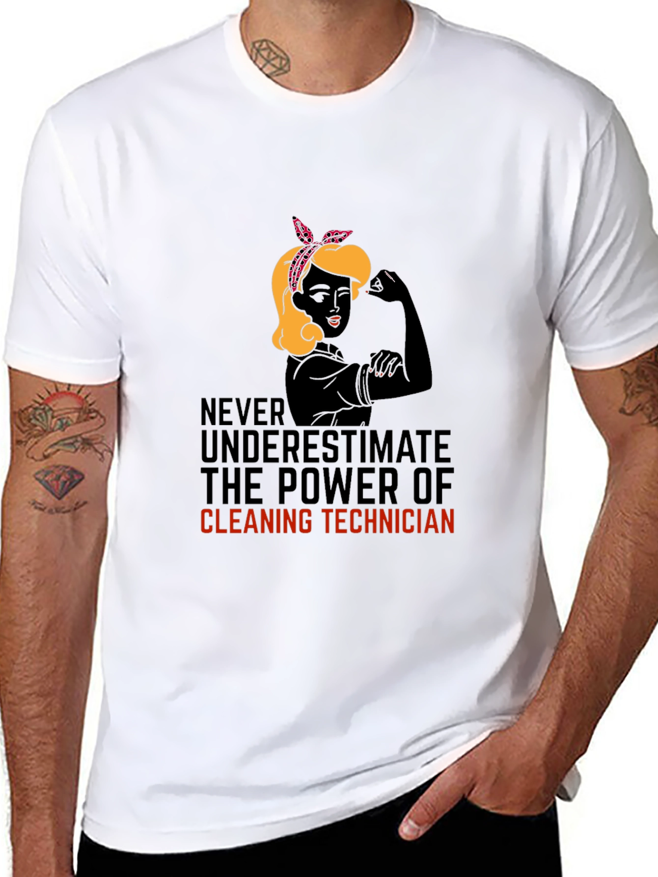 Cleaning Technician Power T-Shirt