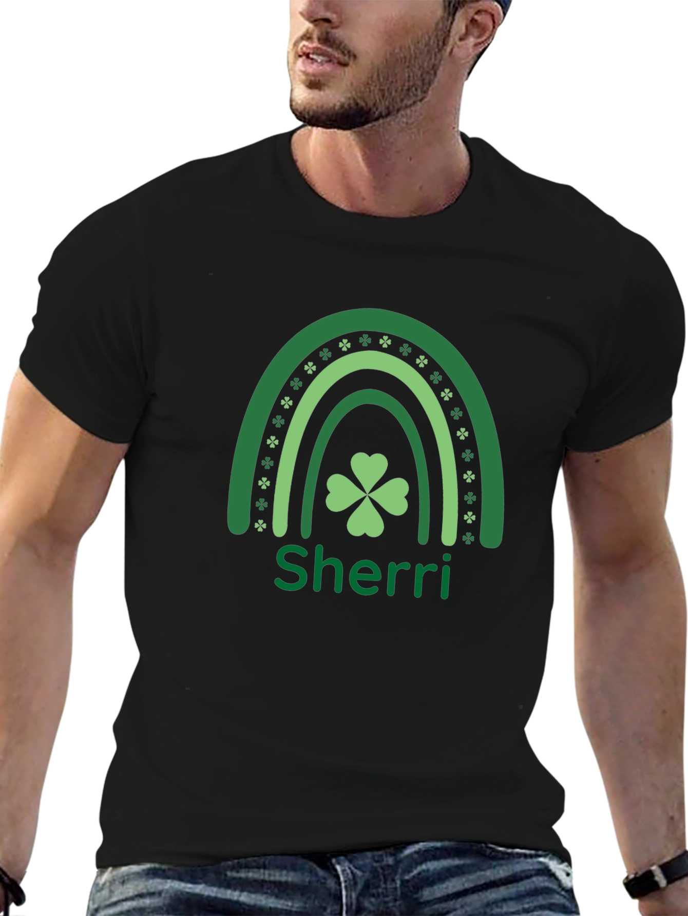 St Patricks Day Rainbow Sherri T-Shirt