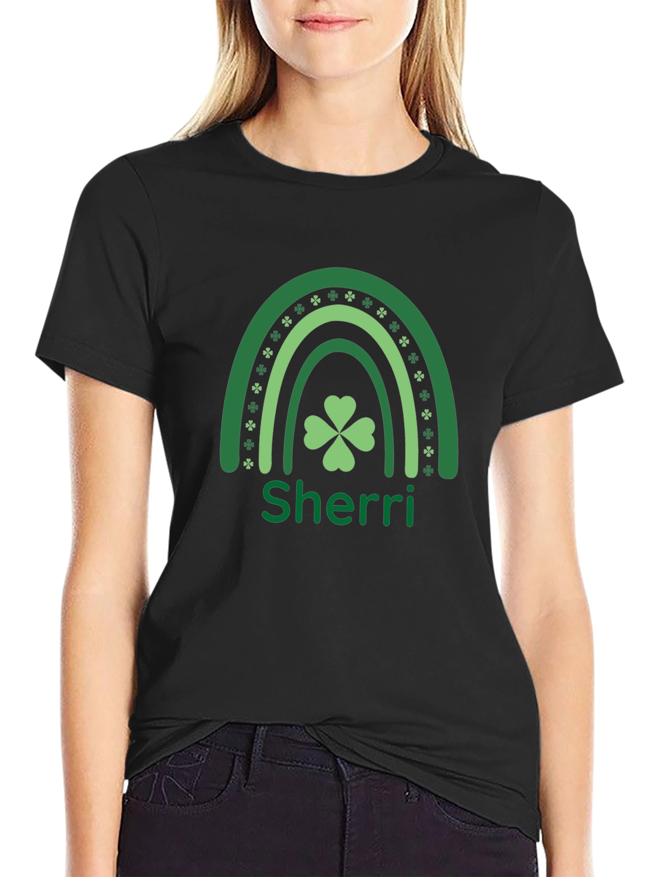 St Patricks Day Rainbow Sherri T-Shirt