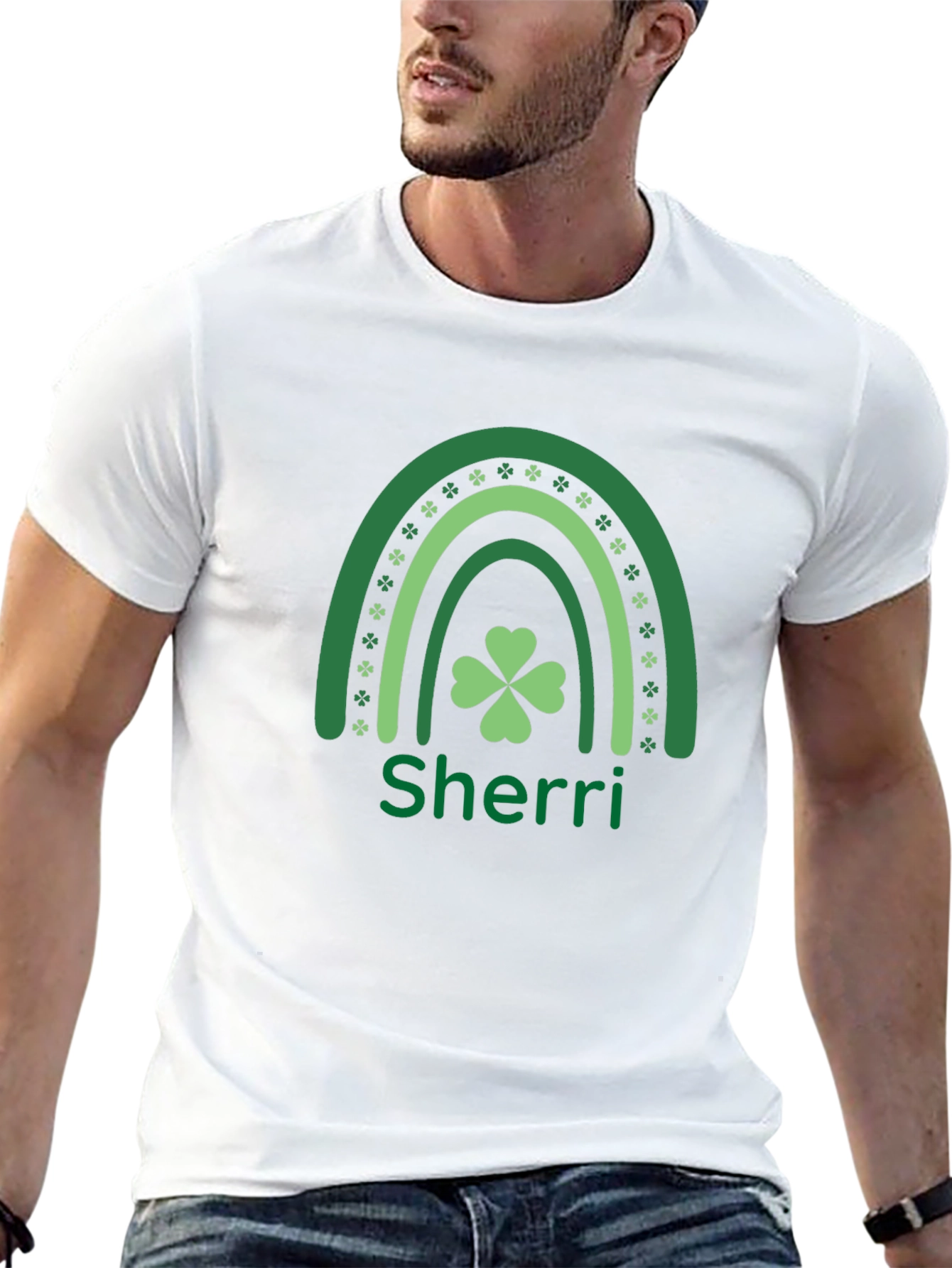 St Patricks Day Rainbow Sherri T-Shirt