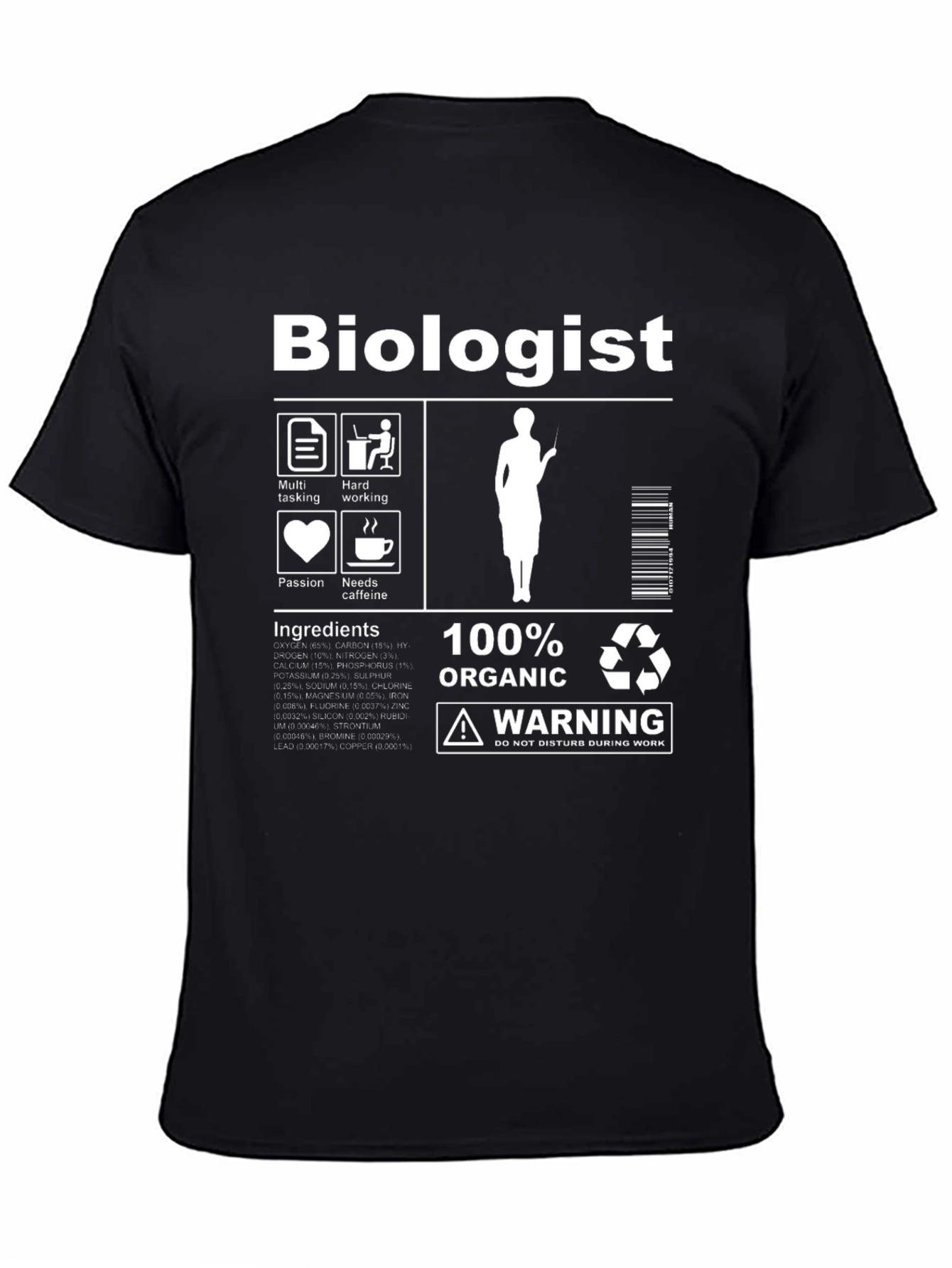 Biologist T-Shirt | 100% Organic