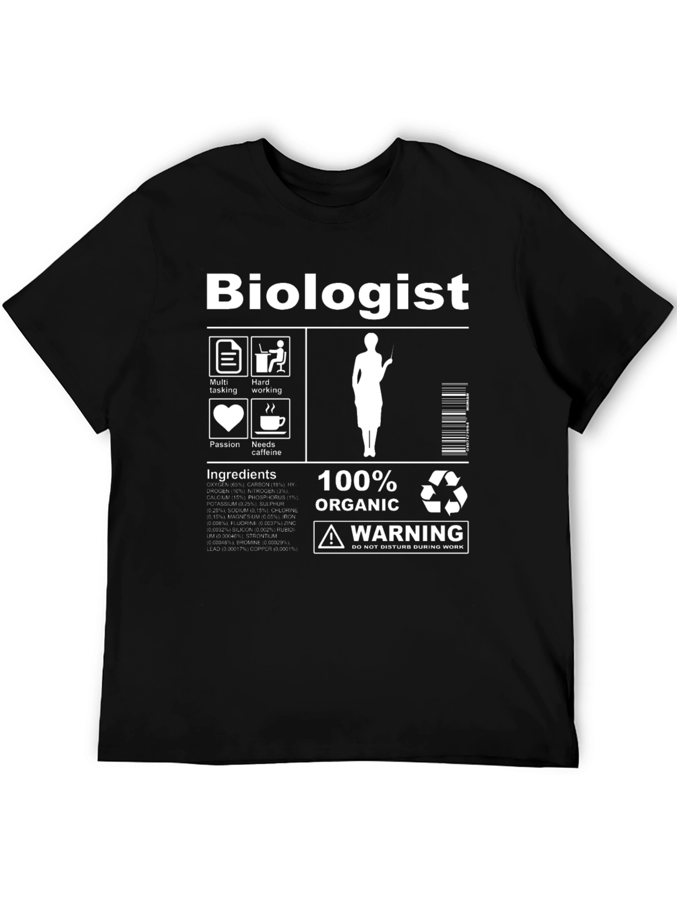 Biologist T-Shirt | 100% Organic