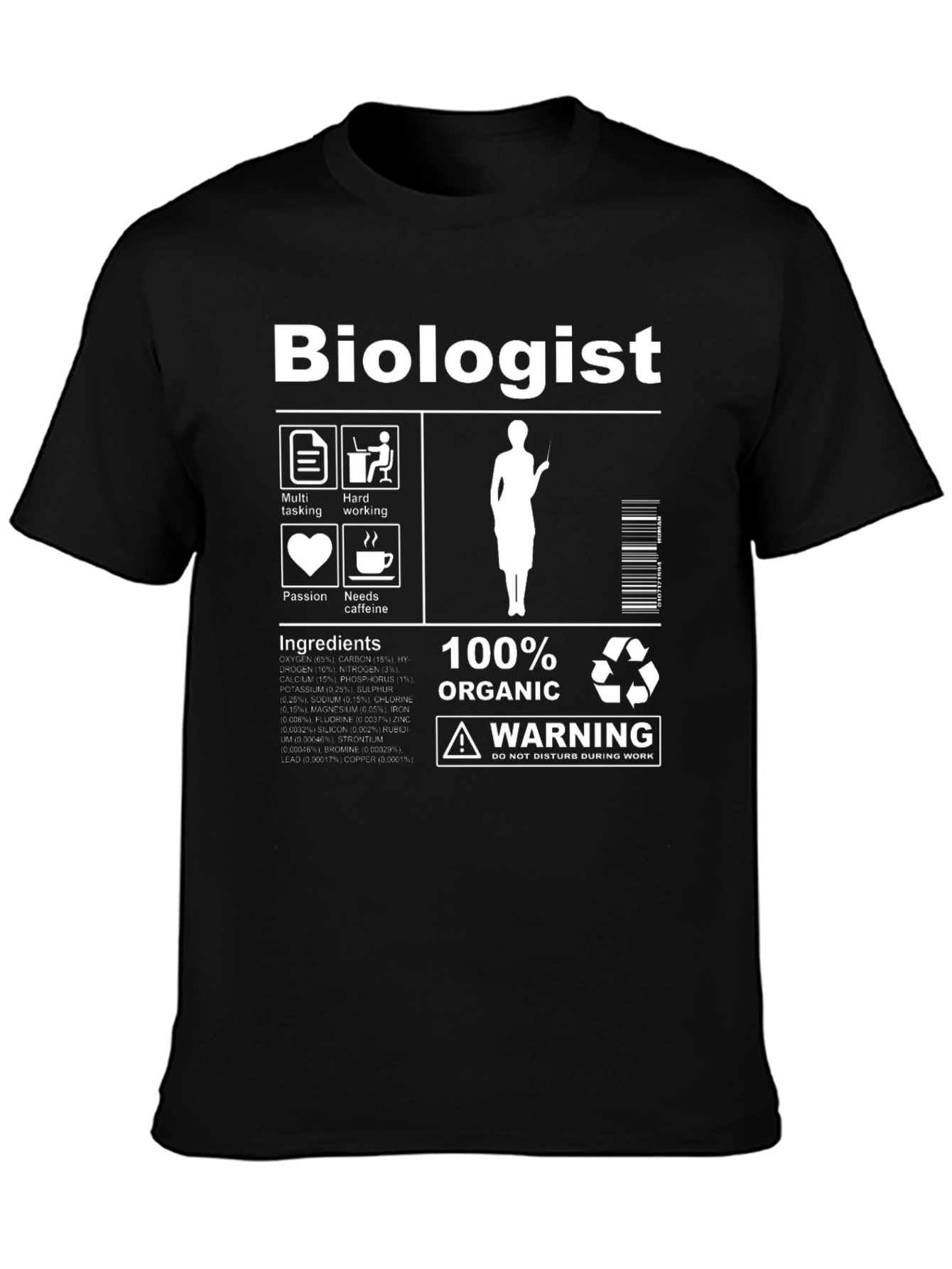 Biologist T-Shirt | 100% Organic