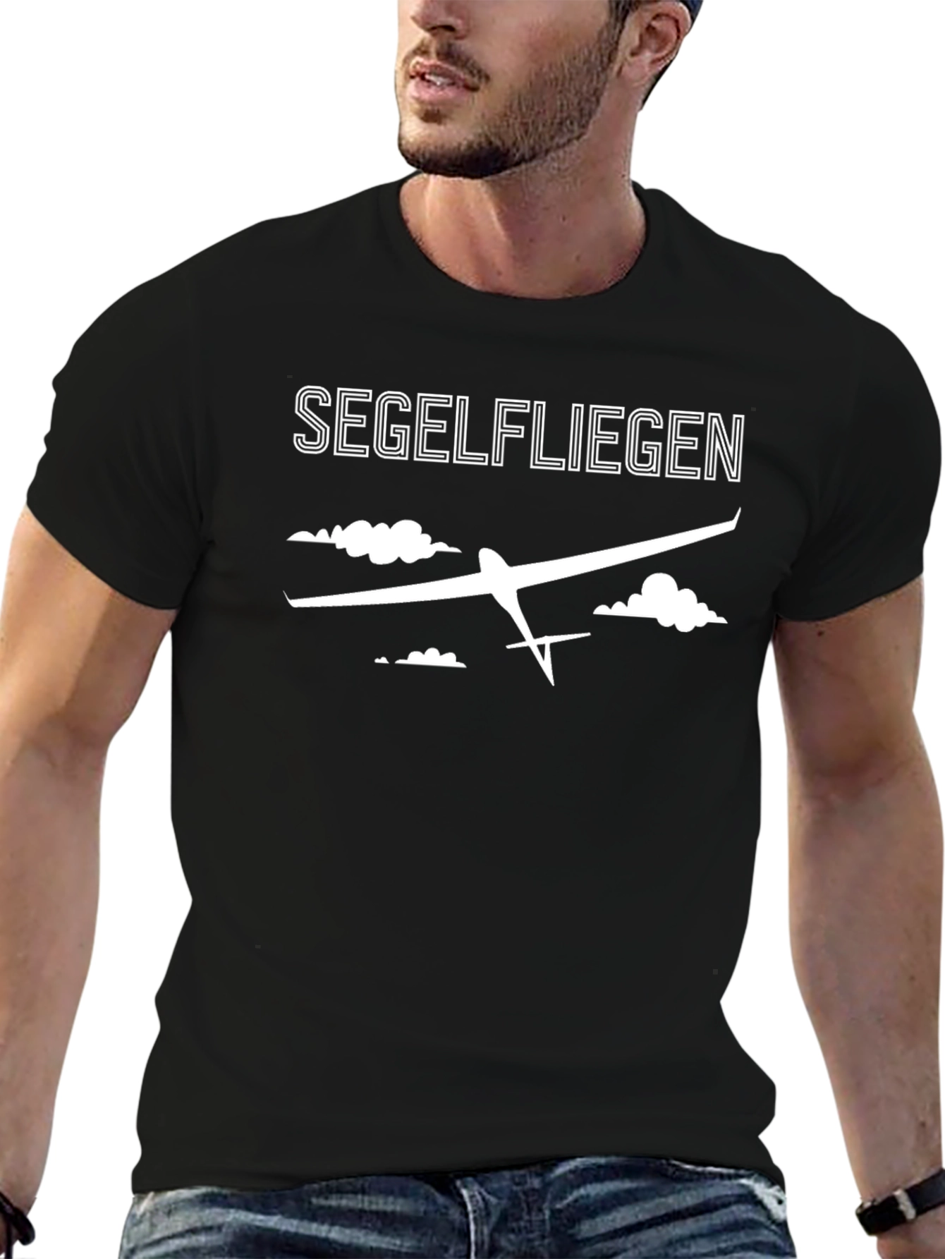 Segelfliegen Glider T-Shirt - Black