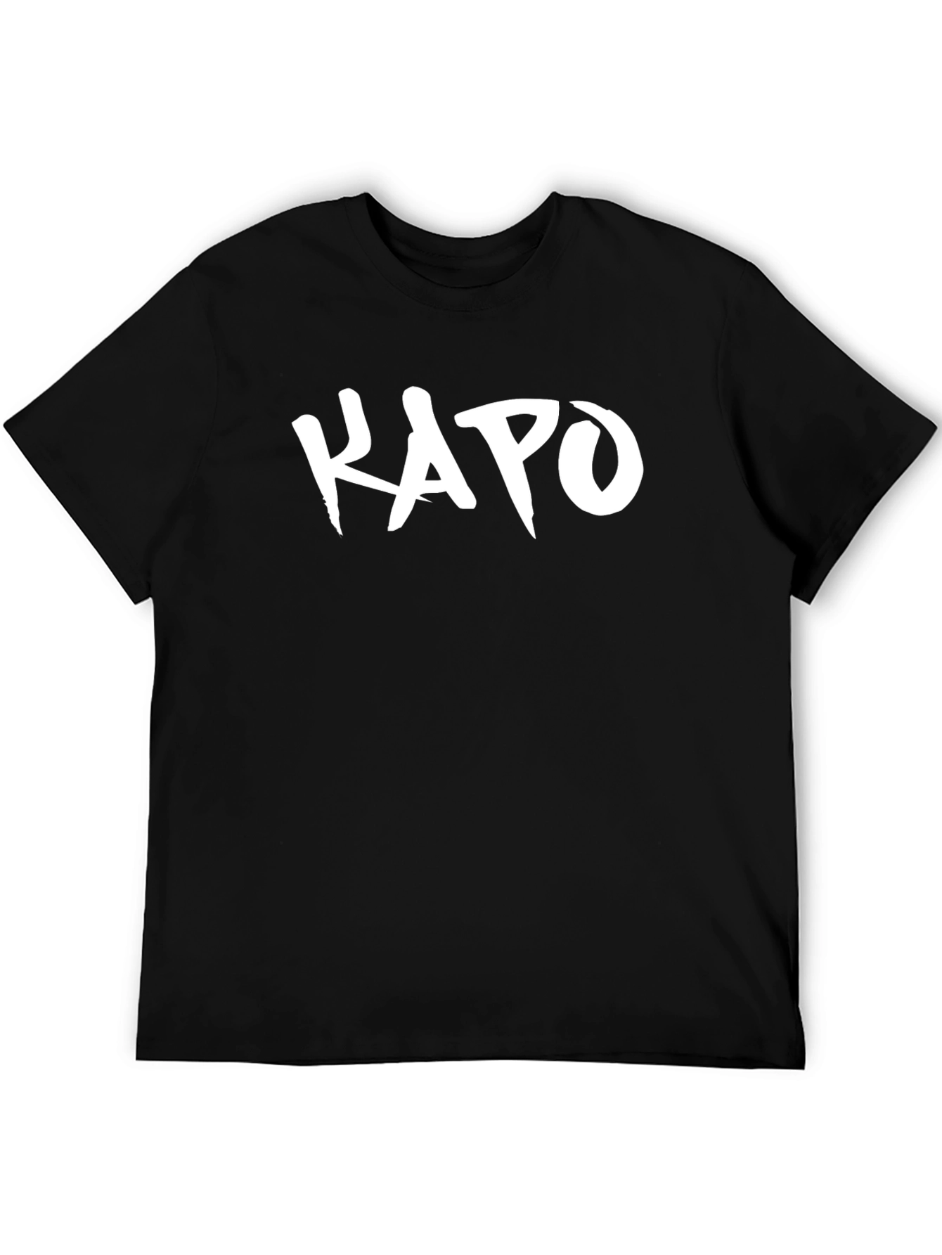 KAPO Graphic Tee - Stylish Black Cotton T-Shirt