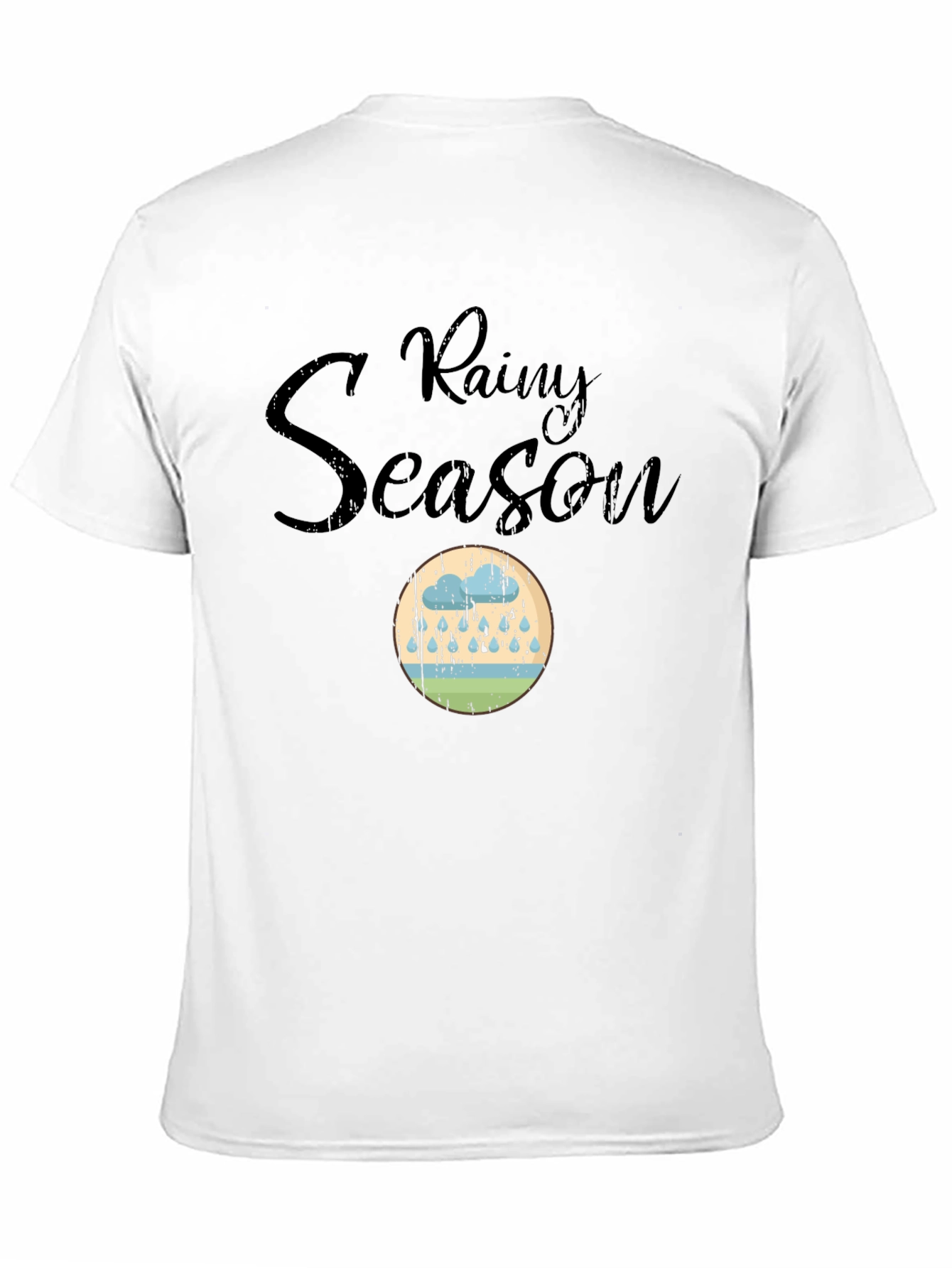 Rainy Season Graphic T-Shirt - Comfort and Style