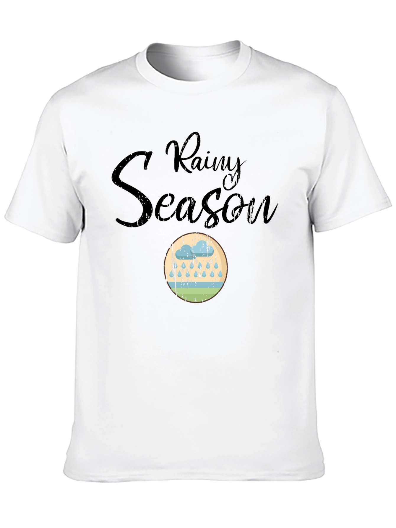 Rainy Season Graphic T-Shirt - Comfort and Style