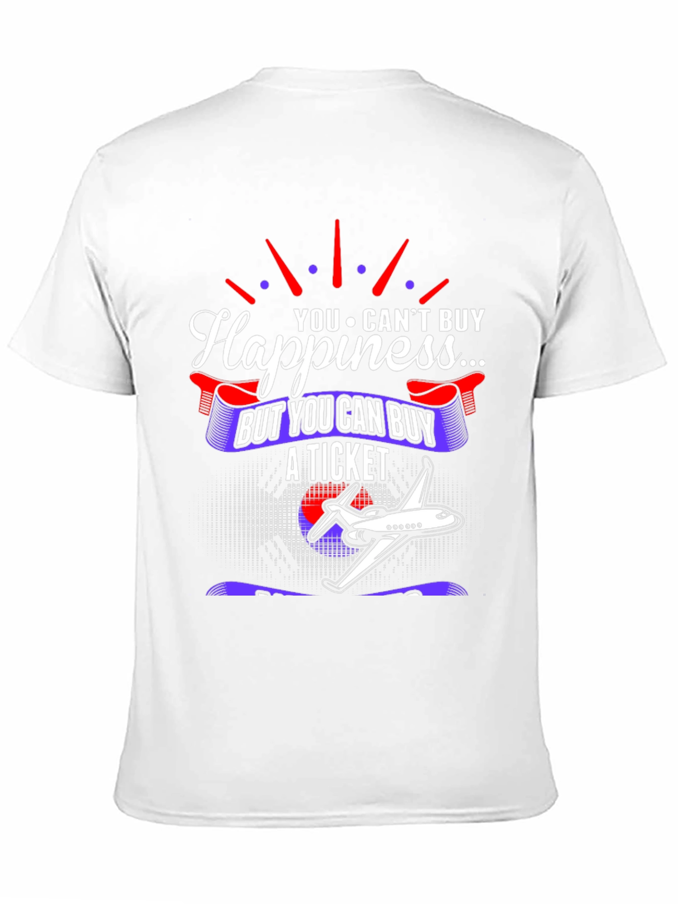 Happiness Ticket T-Shirt - Aviation Lover Tee