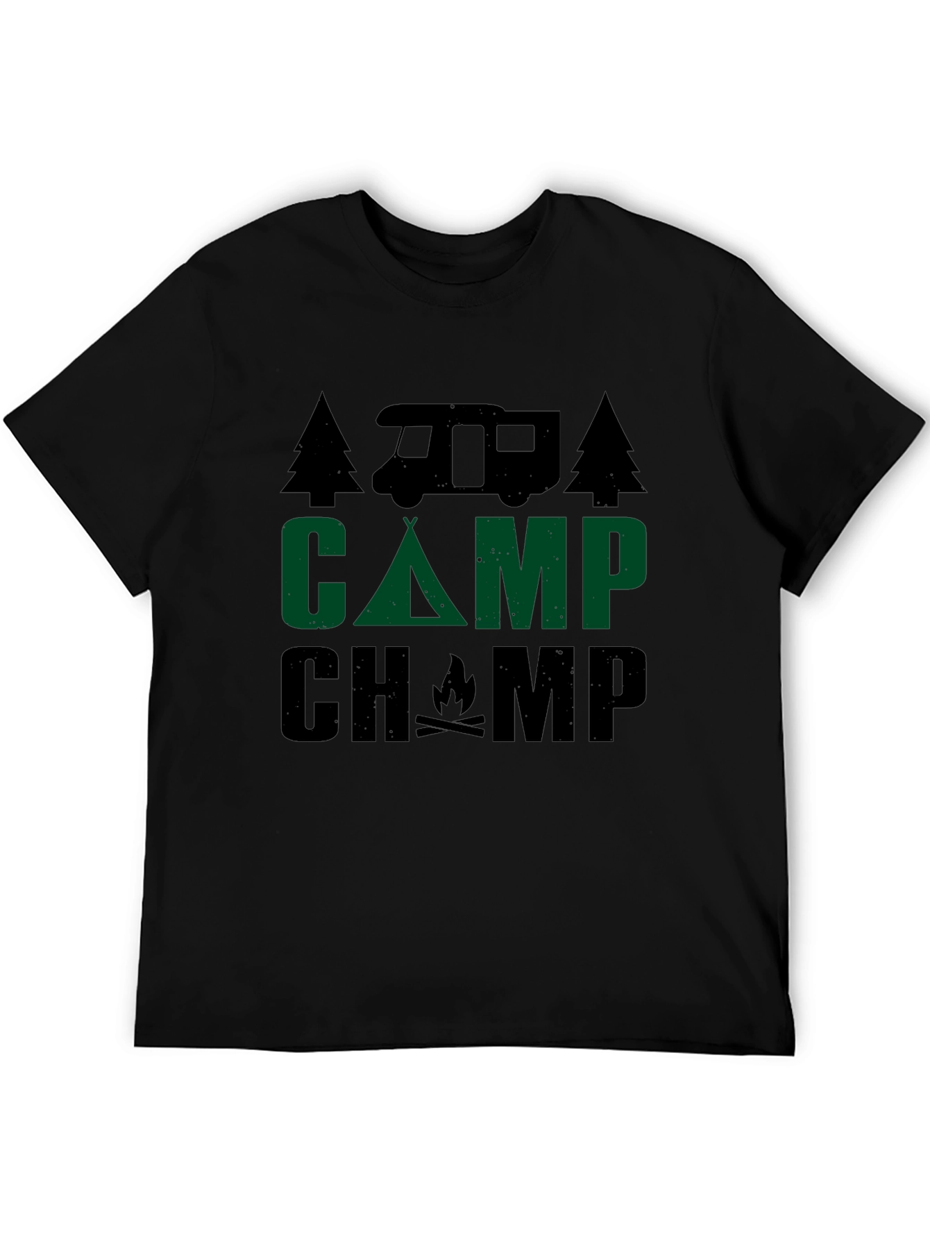 Camp Champ Graphic T-Shirt - Camping Adventure Tee