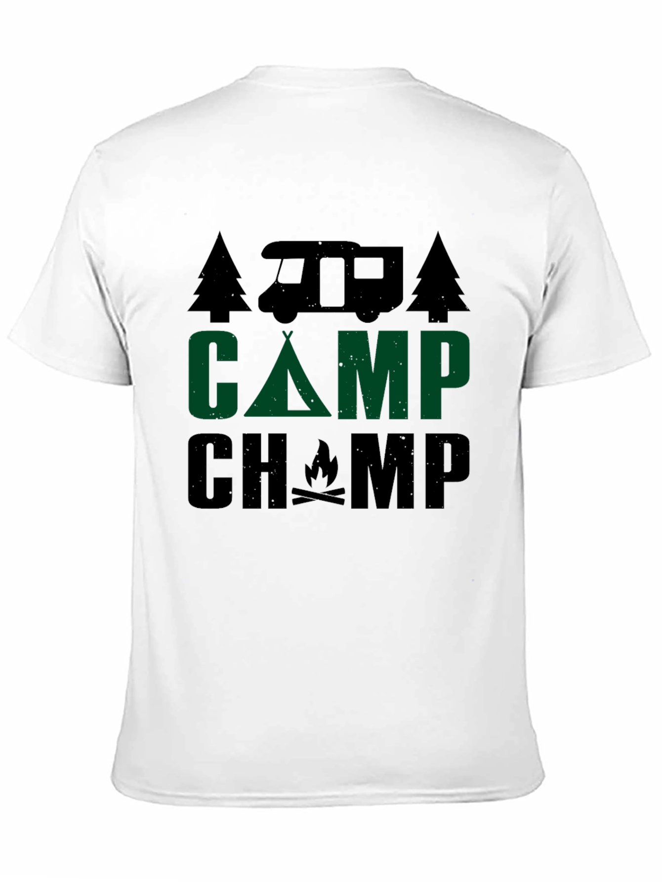 Camp Champ Graphic T-Shirt - Camping Adventure Tee