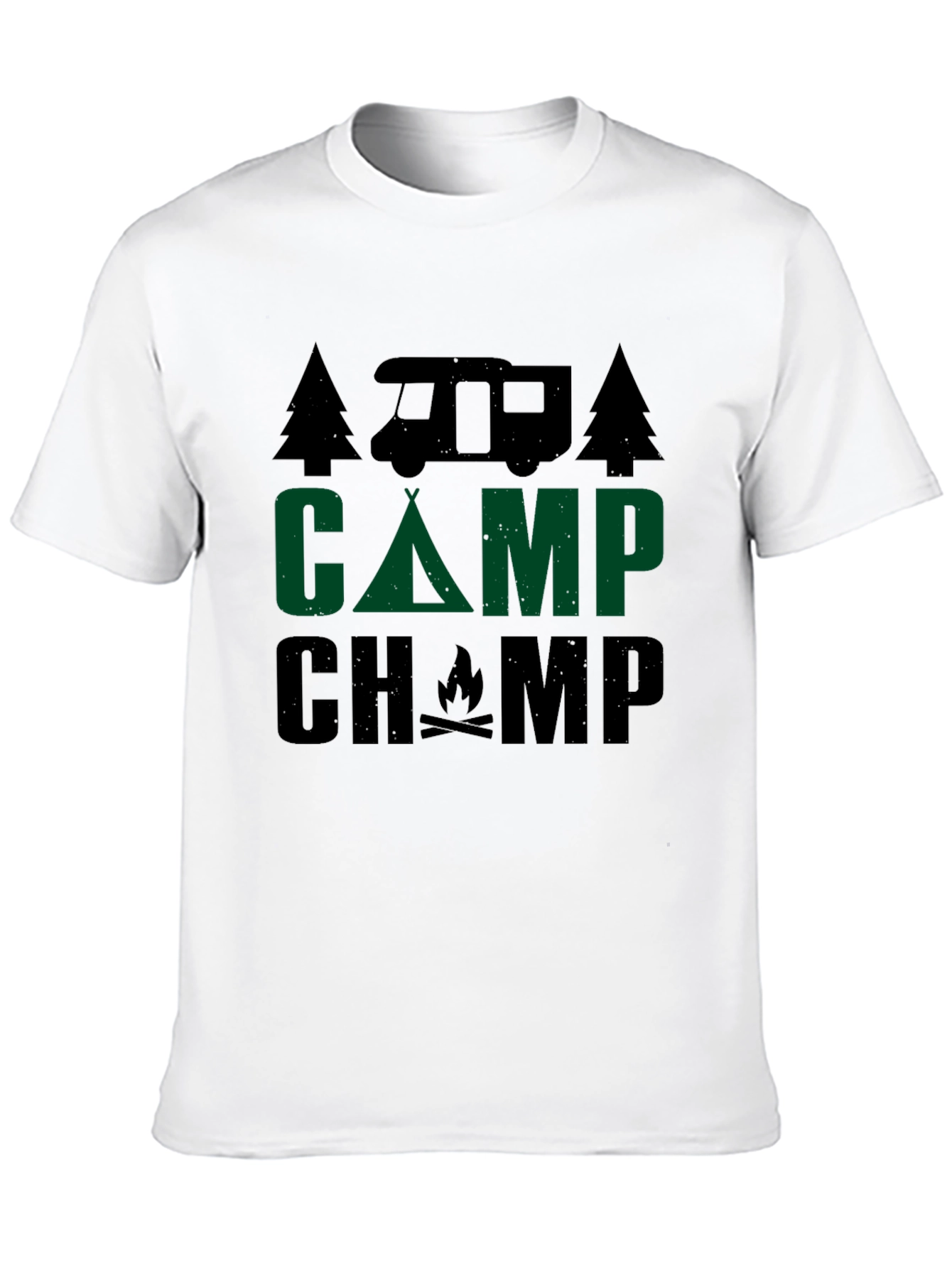 Camp Champ Graphic T-Shirt - Camping Adventure Tee