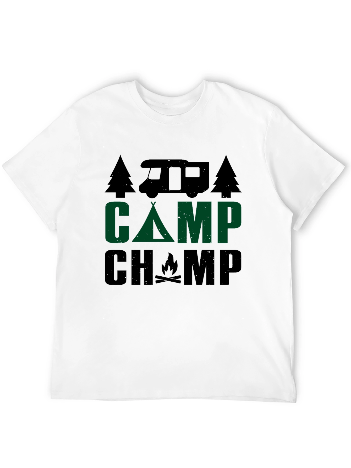 Camp Champ Graphic T-Shirt - Camping Adventure Tee