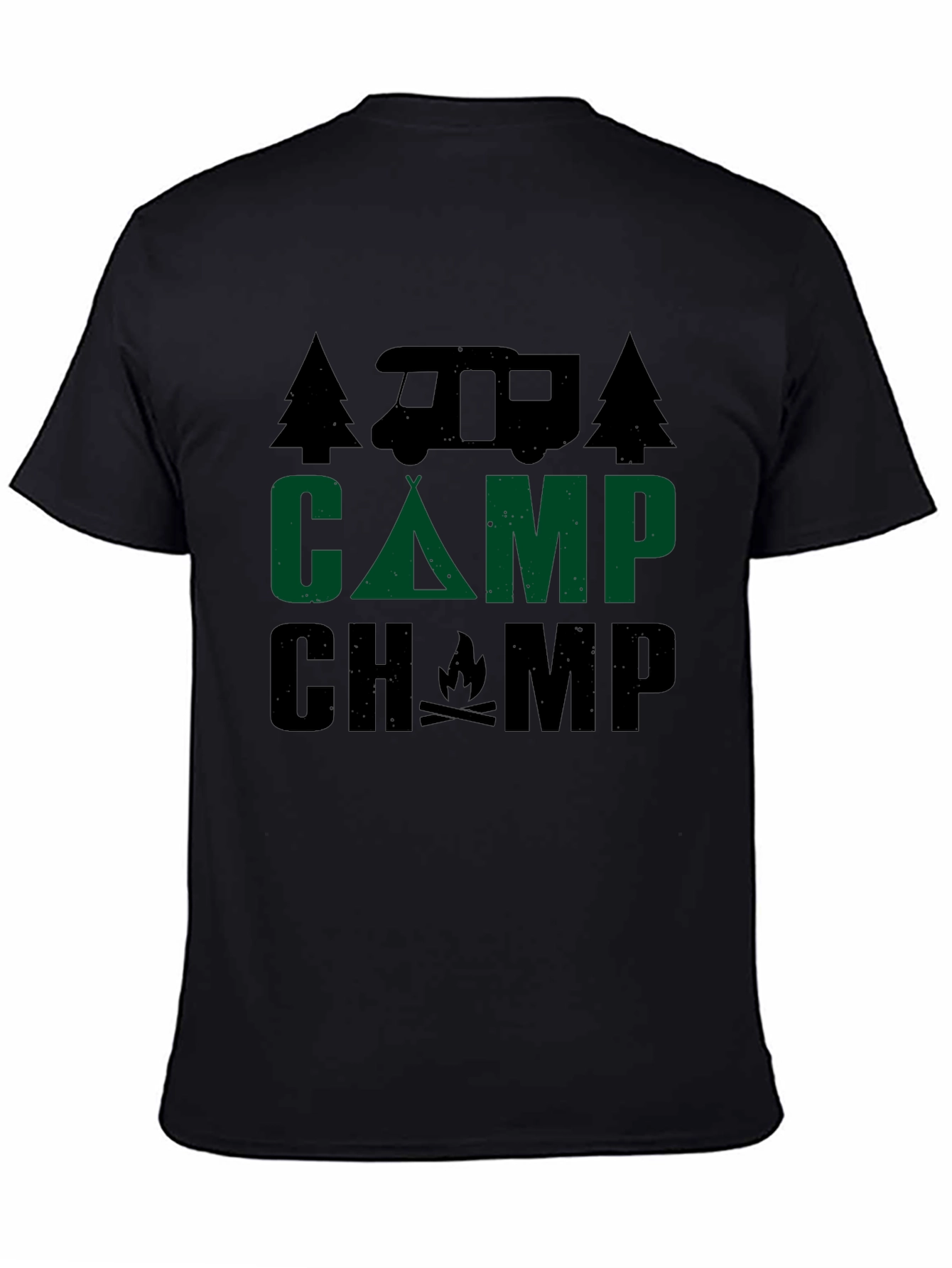 Camp Champ Graphic T-Shirt - Camping Adventure Tee