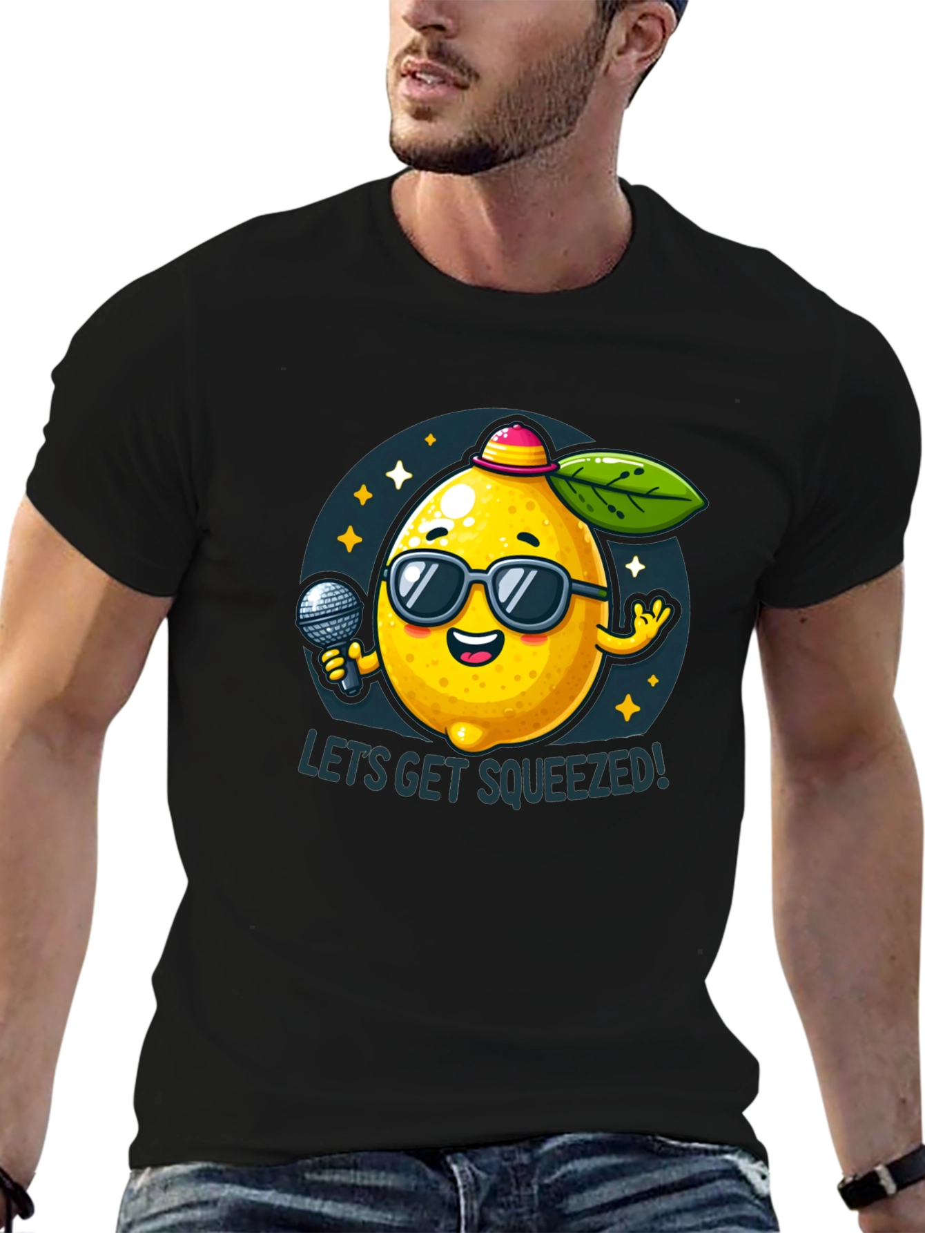 Funny Lemon T-Shirt - Lets Get Squeezed!