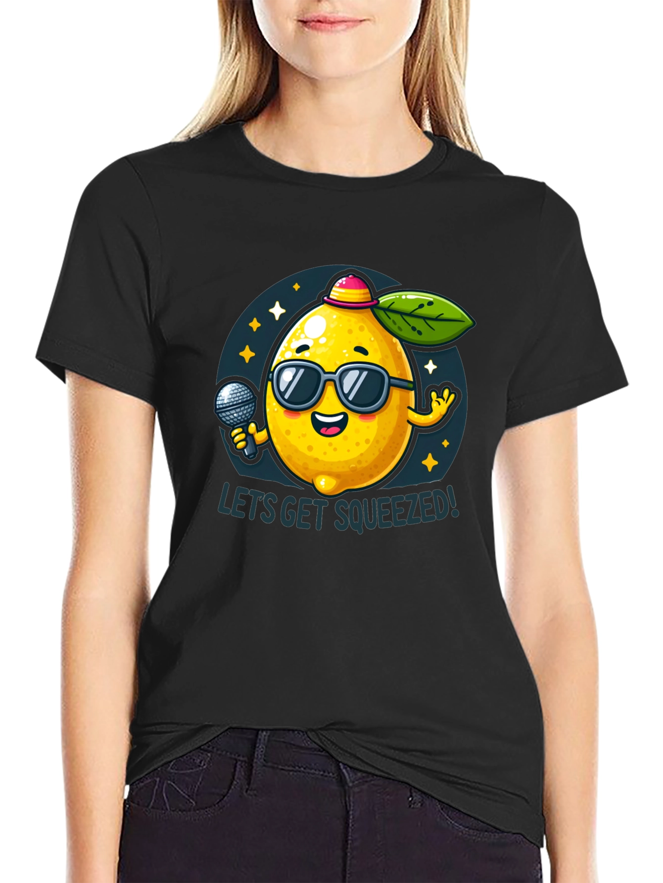Funny Lemon T-Shirt - Lets Get Squeezed!