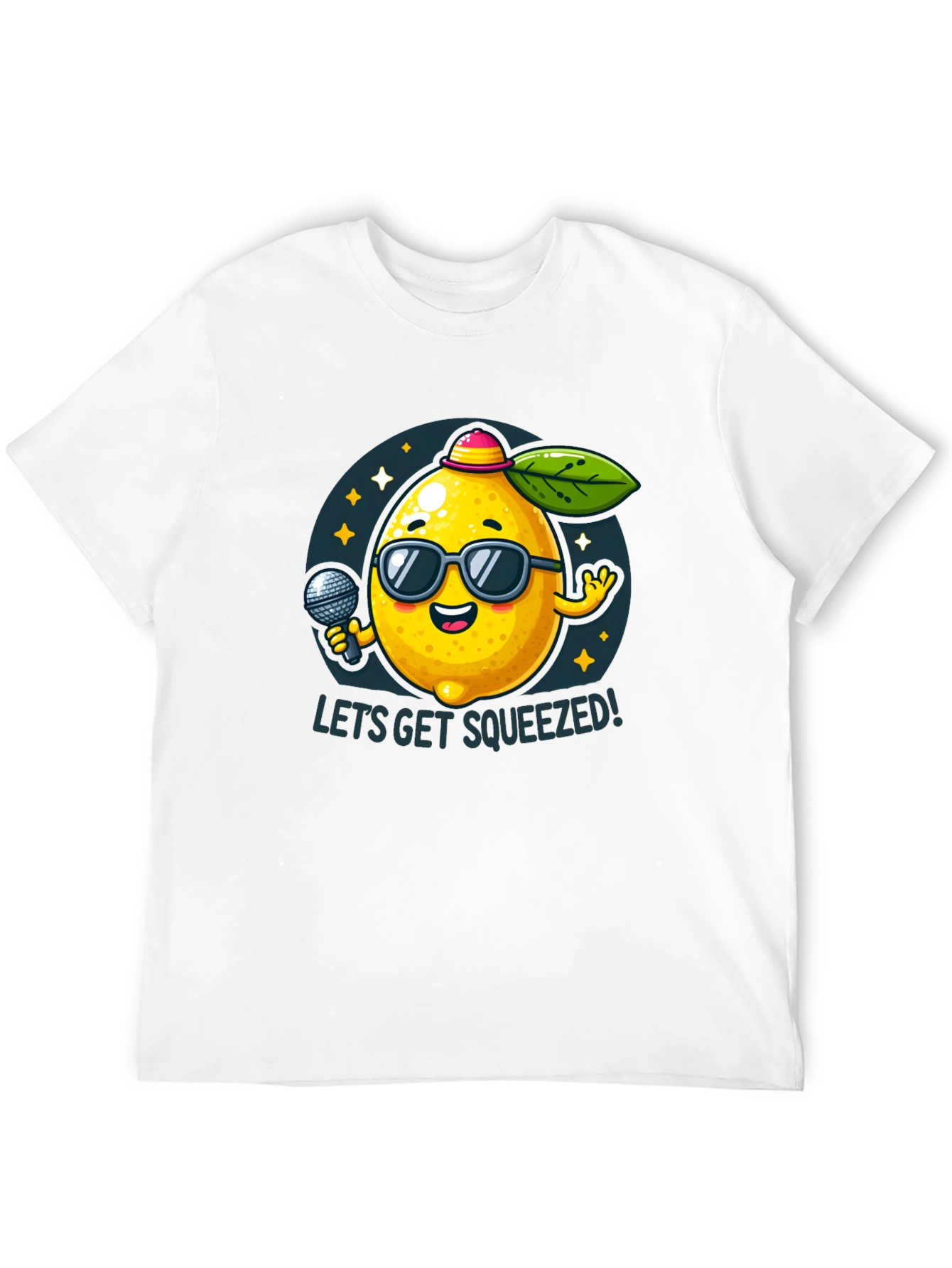 Funny Lemon T-Shirt - Lets Get Squeezed!