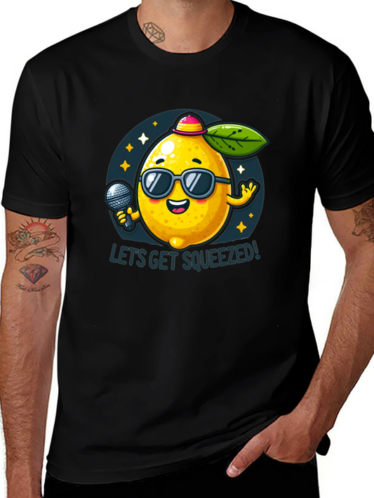 Funny Lemon T-Shirt - Lets Get Squeezed!