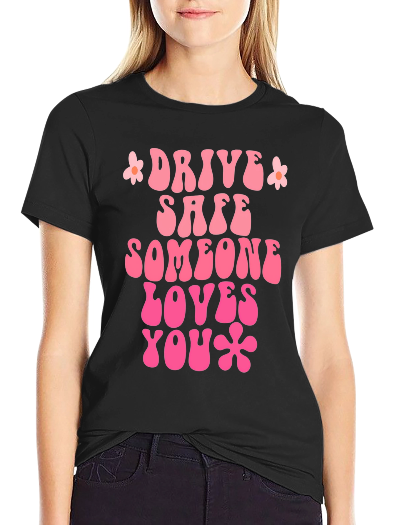 Drive Safe Graphic Tee - Retro Style