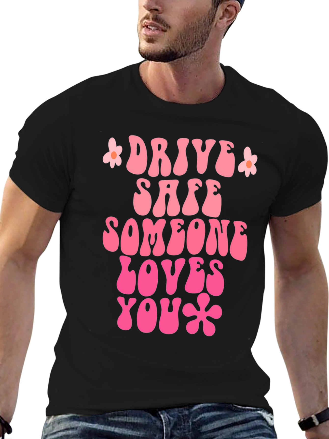 Drive Safe Graphic Tee - Retro Style