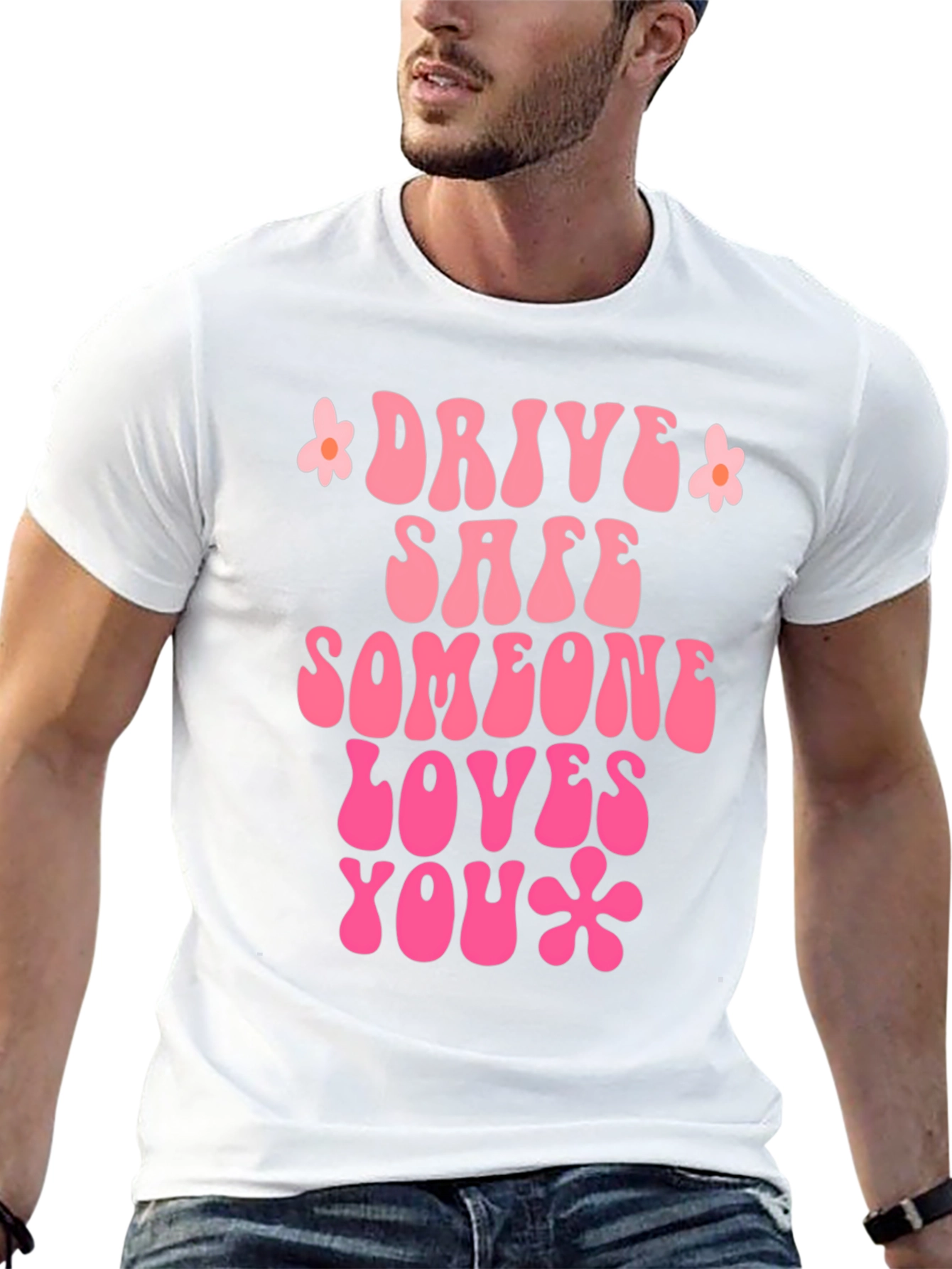 Drive Safe Graphic Tee - Retro Style