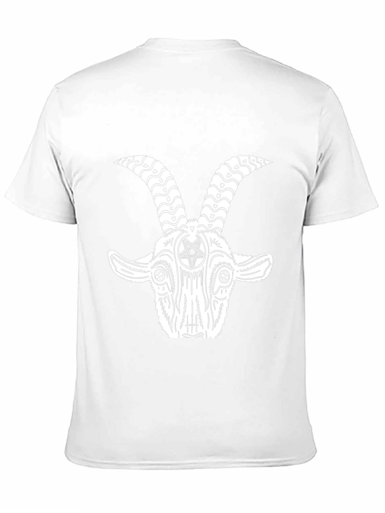 Occult Goat Head Graphic Tee - Black