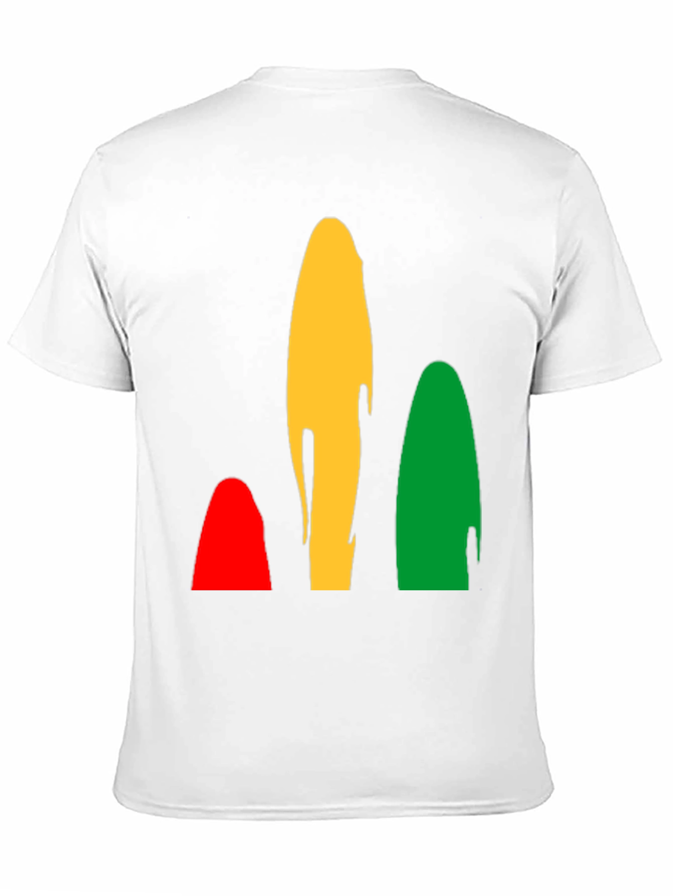 Abstract Color Block Tee