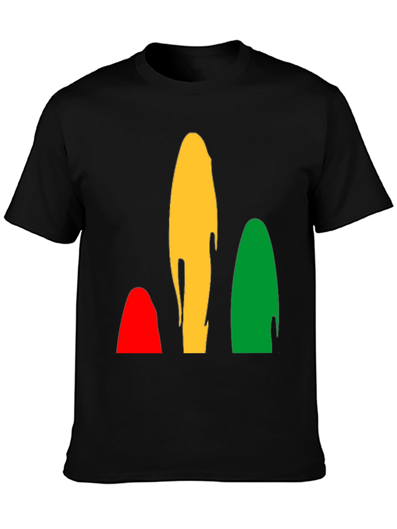 Abstract Color Block Tee