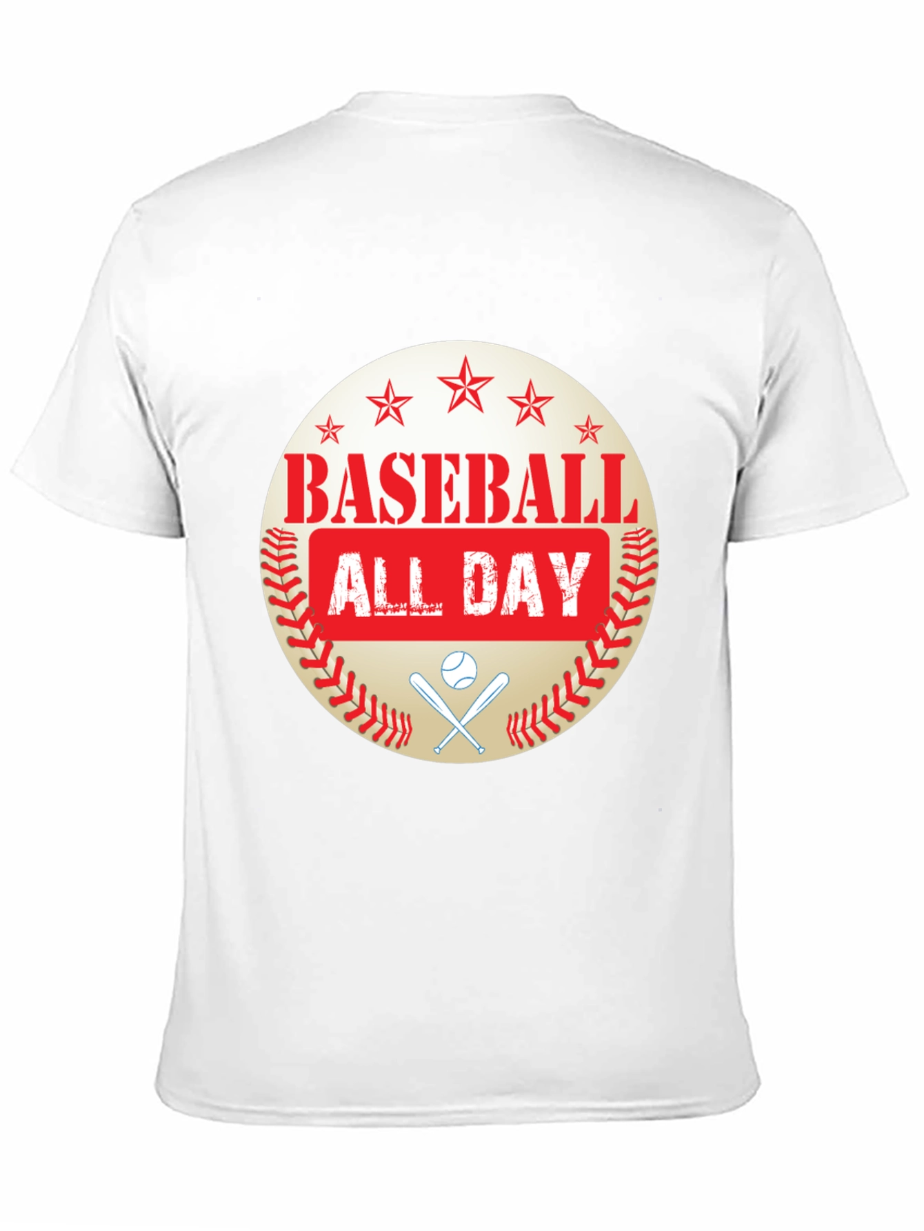 Baseball All Day Graphic T-Shirt