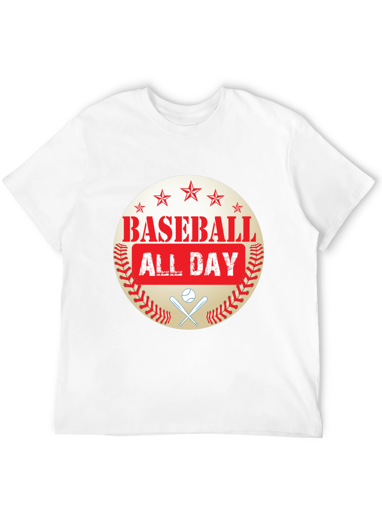 Baseball All Day Graphic T-Shirt