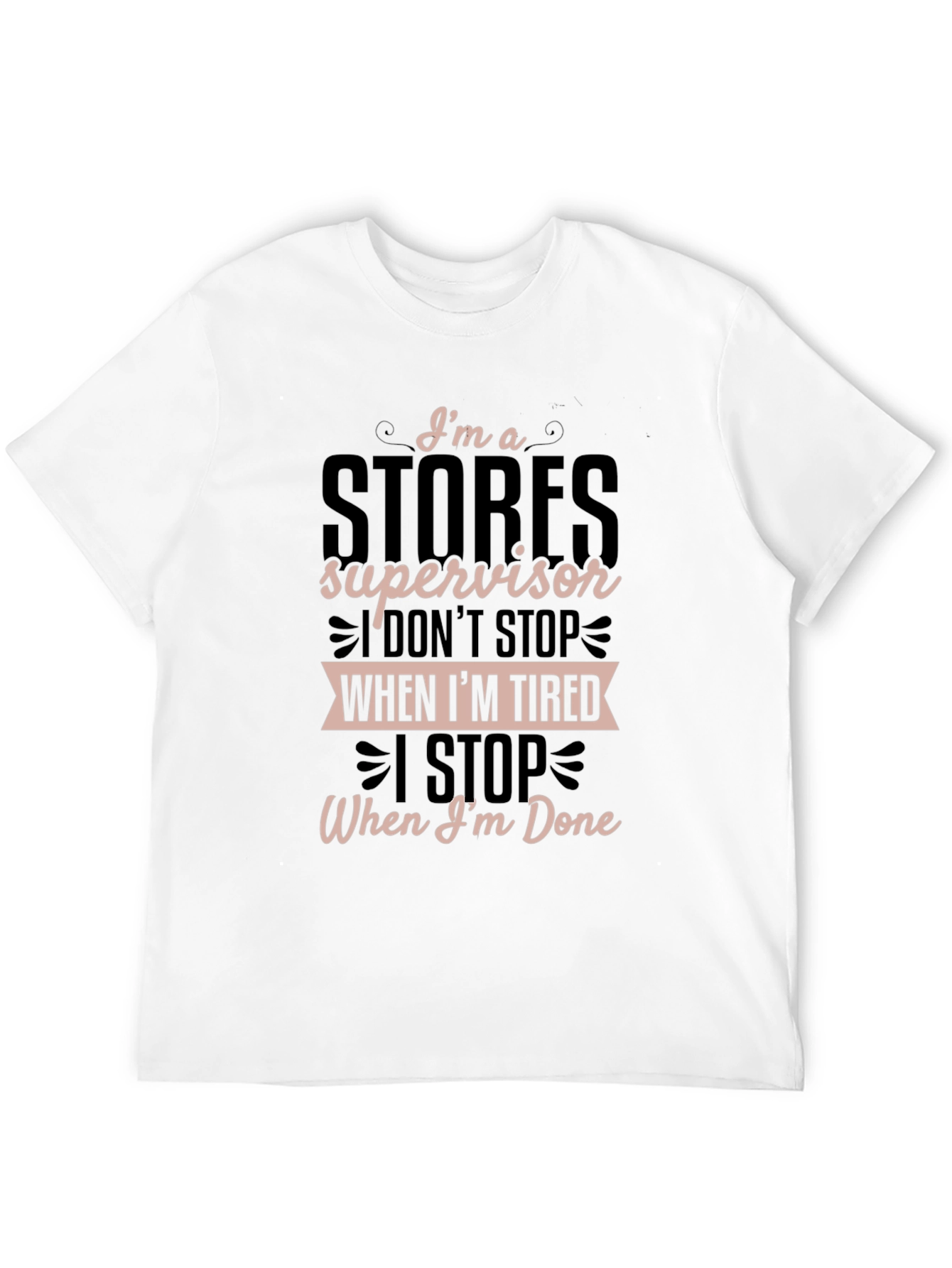 Stores Supervisor Graphic T-Shirt - Black