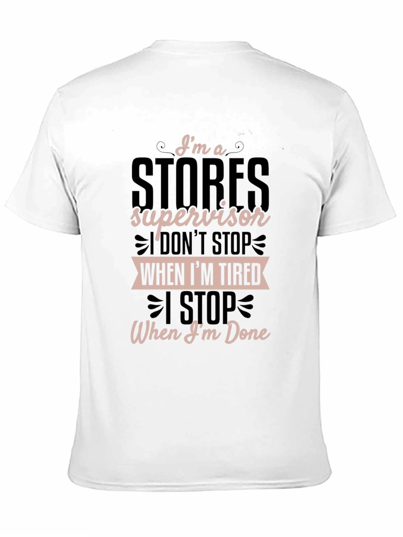 Stores Supervisor Graphic T-Shirt - Black