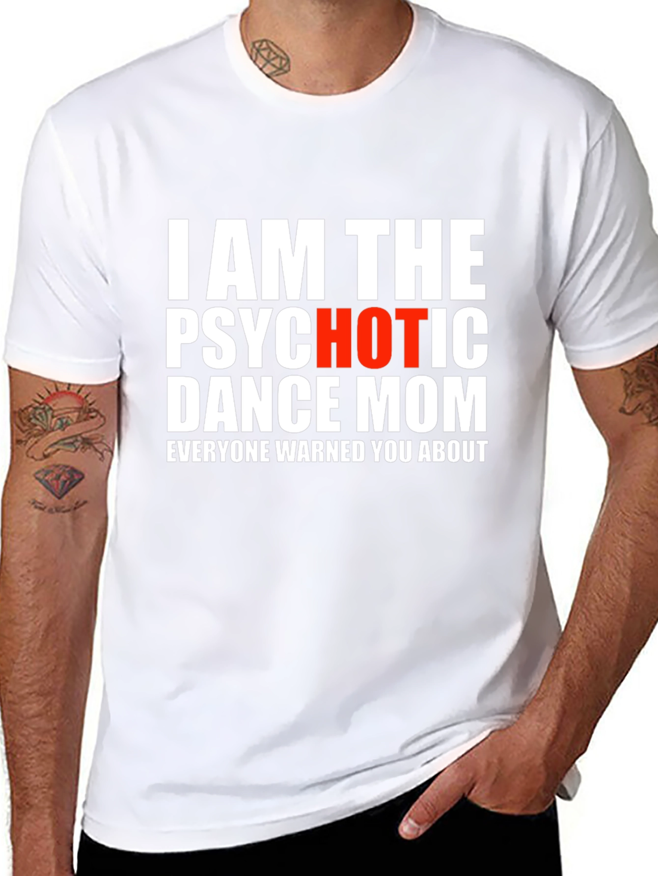 Psychotic Dance Mom Graphic Tee - Black