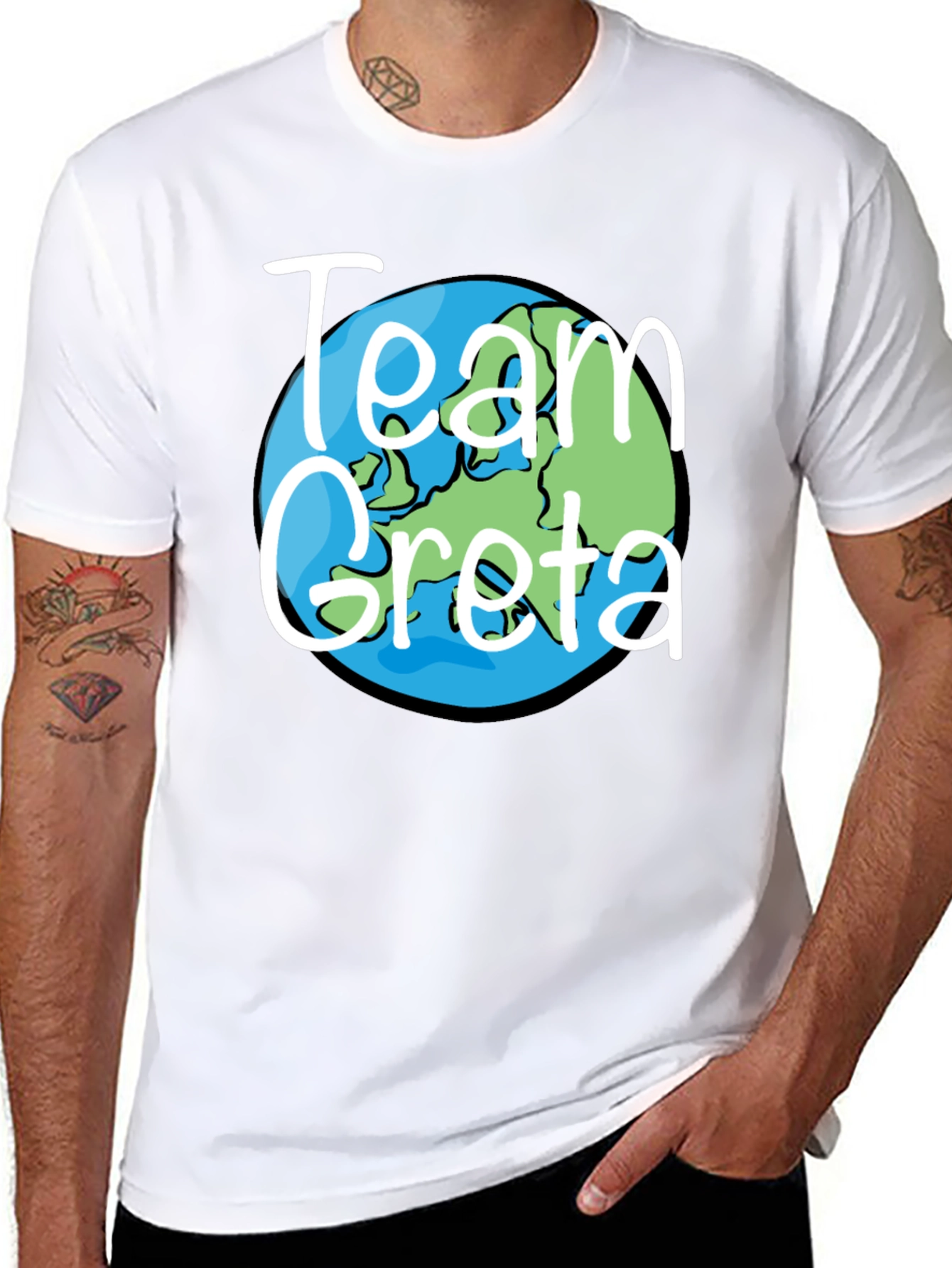 Team Greta T-Shirt - Earth Graphic Tee