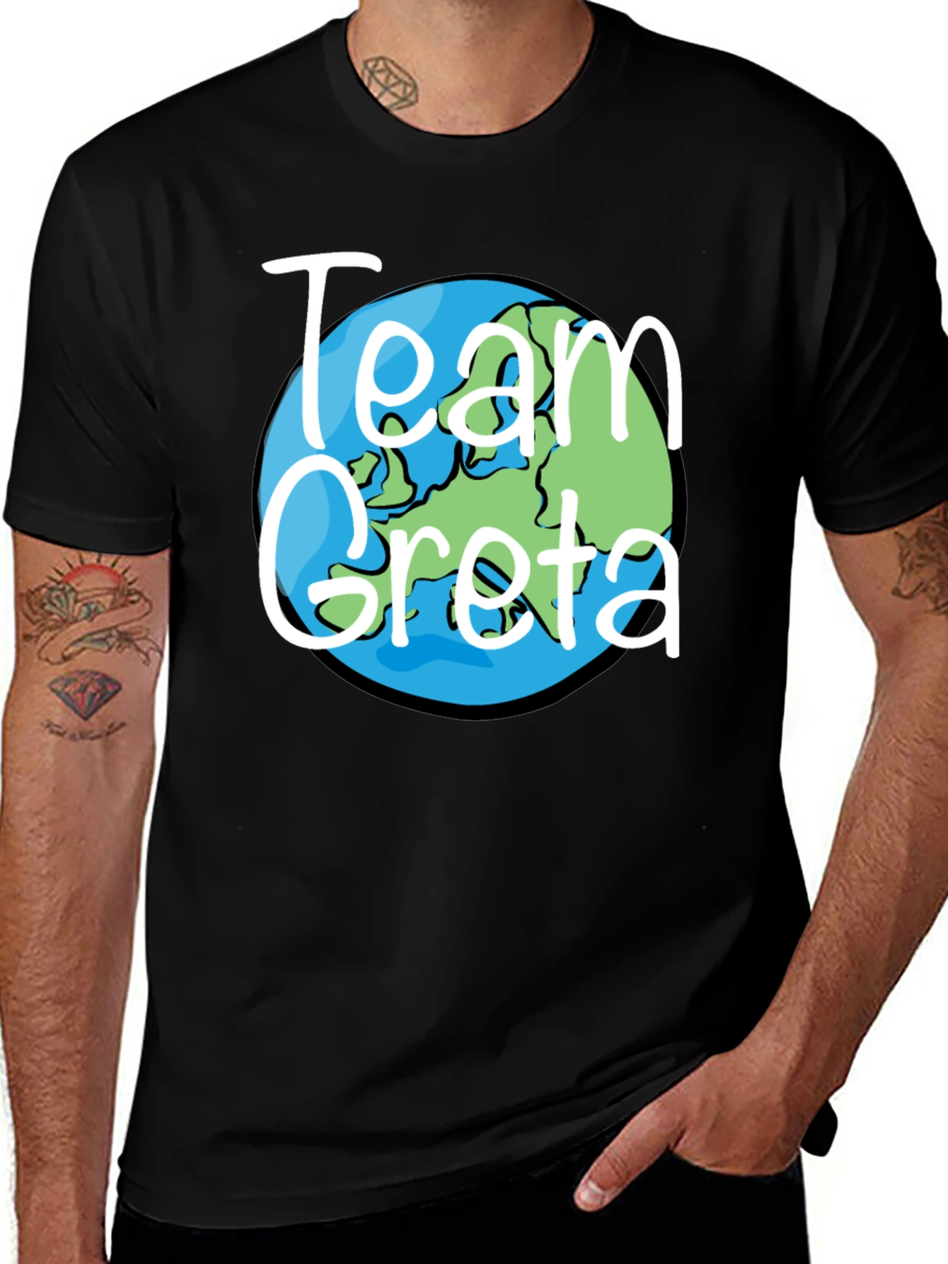 Team Greta T-Shirt - Earth Graphic Tee