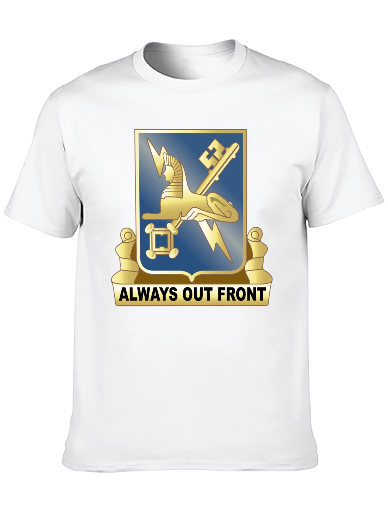 Always Out Front T-Shirt - Military Design