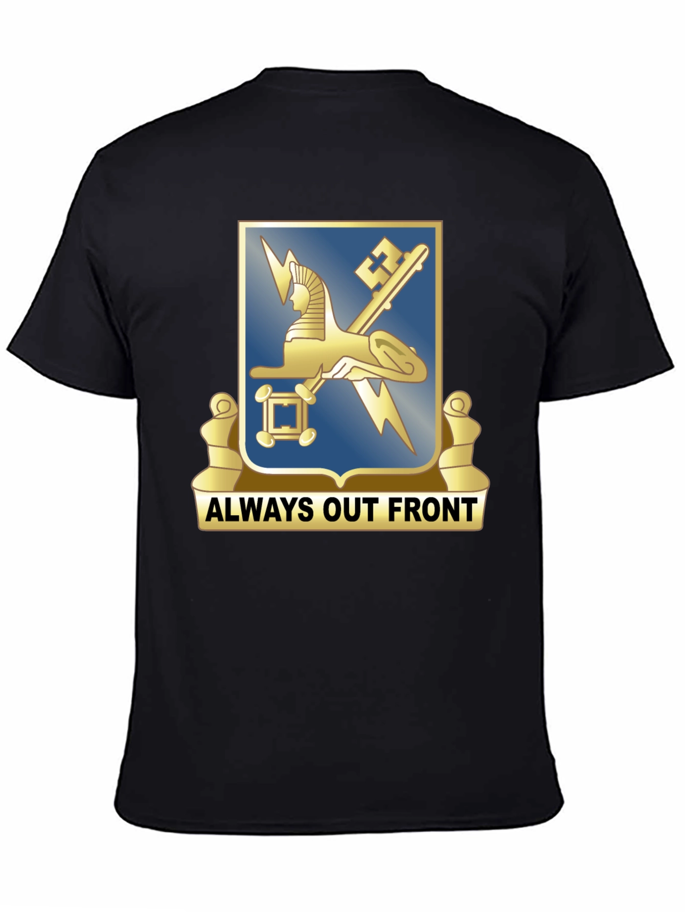 Always Out Front T-Shirt - Military Design