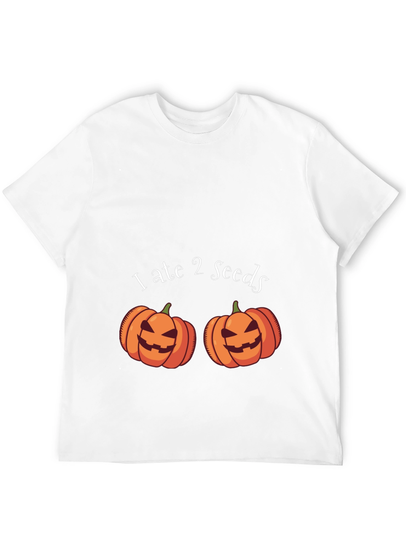 I Ate 2 Seeds Halloween Pumpkin T-Shirt