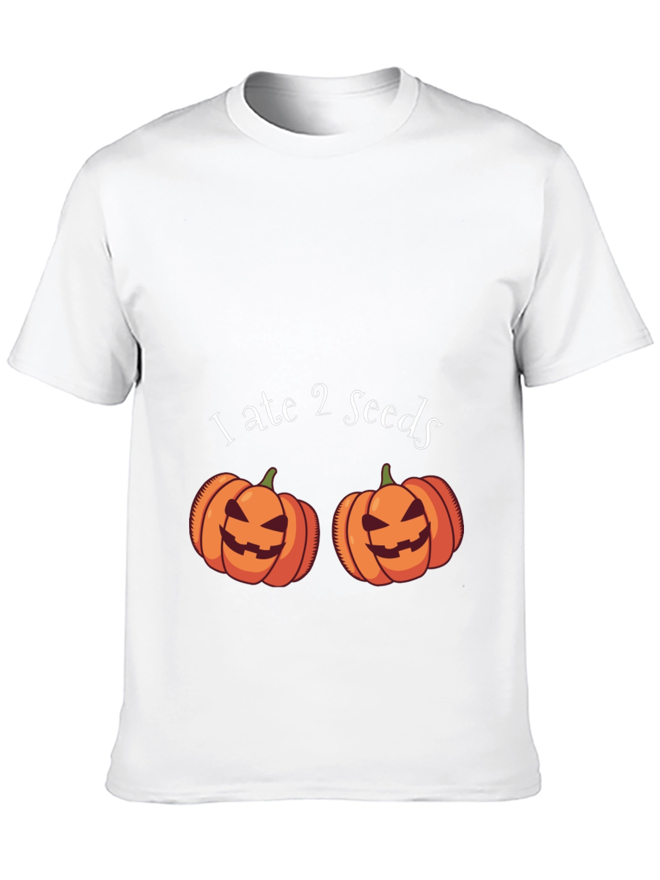 I Ate 2 Seeds Halloween Pumpkin T-Shirt