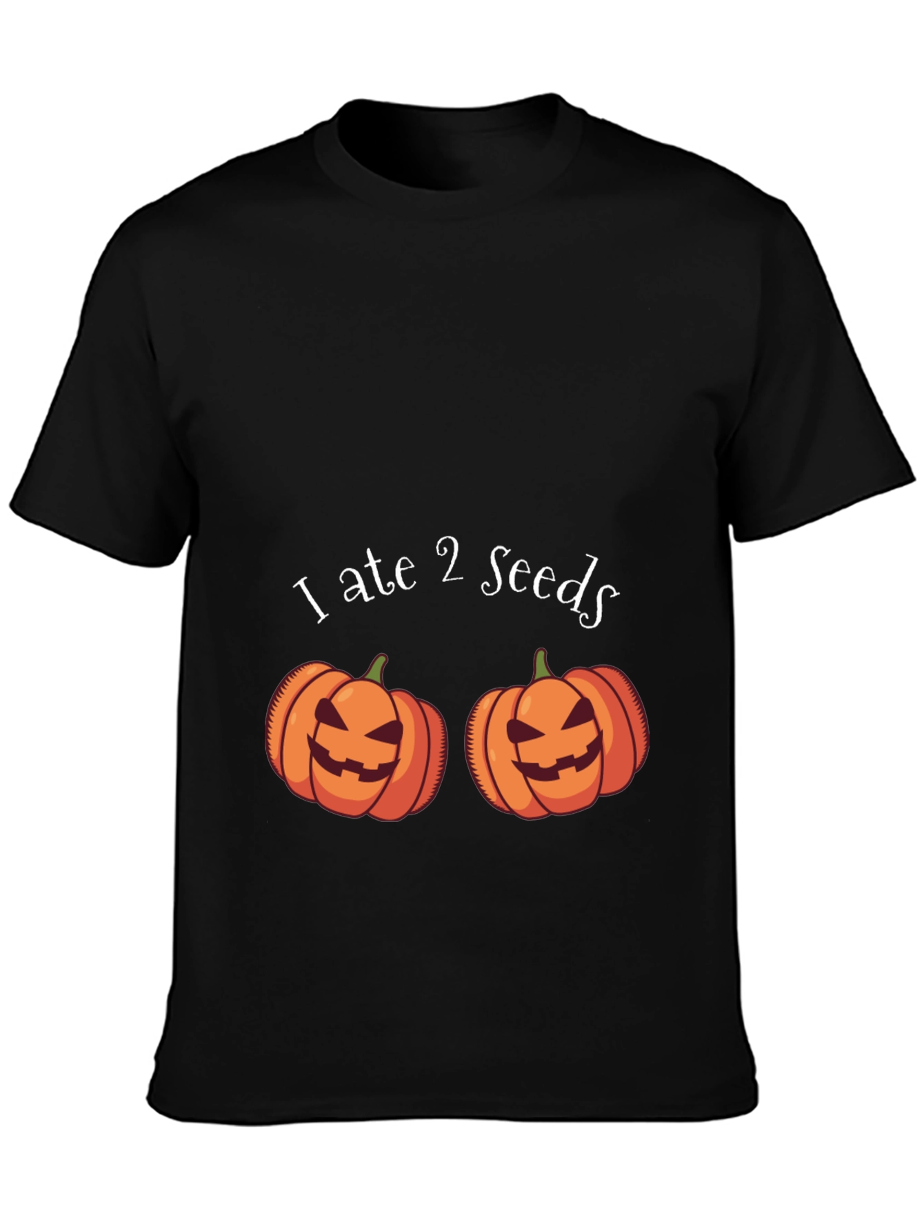 I Ate 2 Seeds Halloween Pumpkin T-Shirt