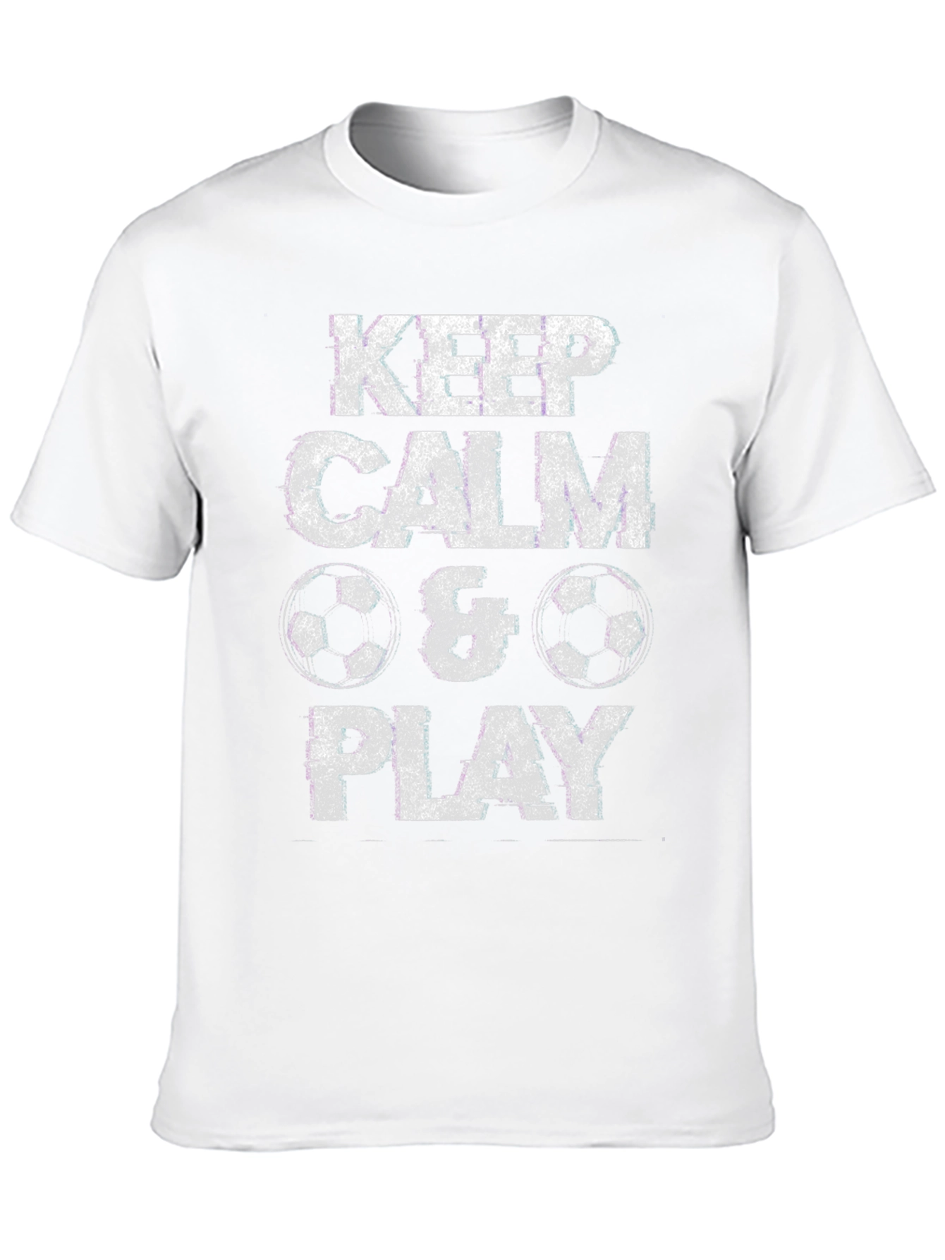 Keep Calm & Play Soccer T-Shirt - Black