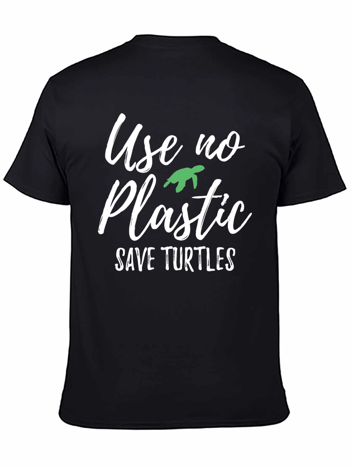 Eco-Friendly Use No Plastic Graphic Tee