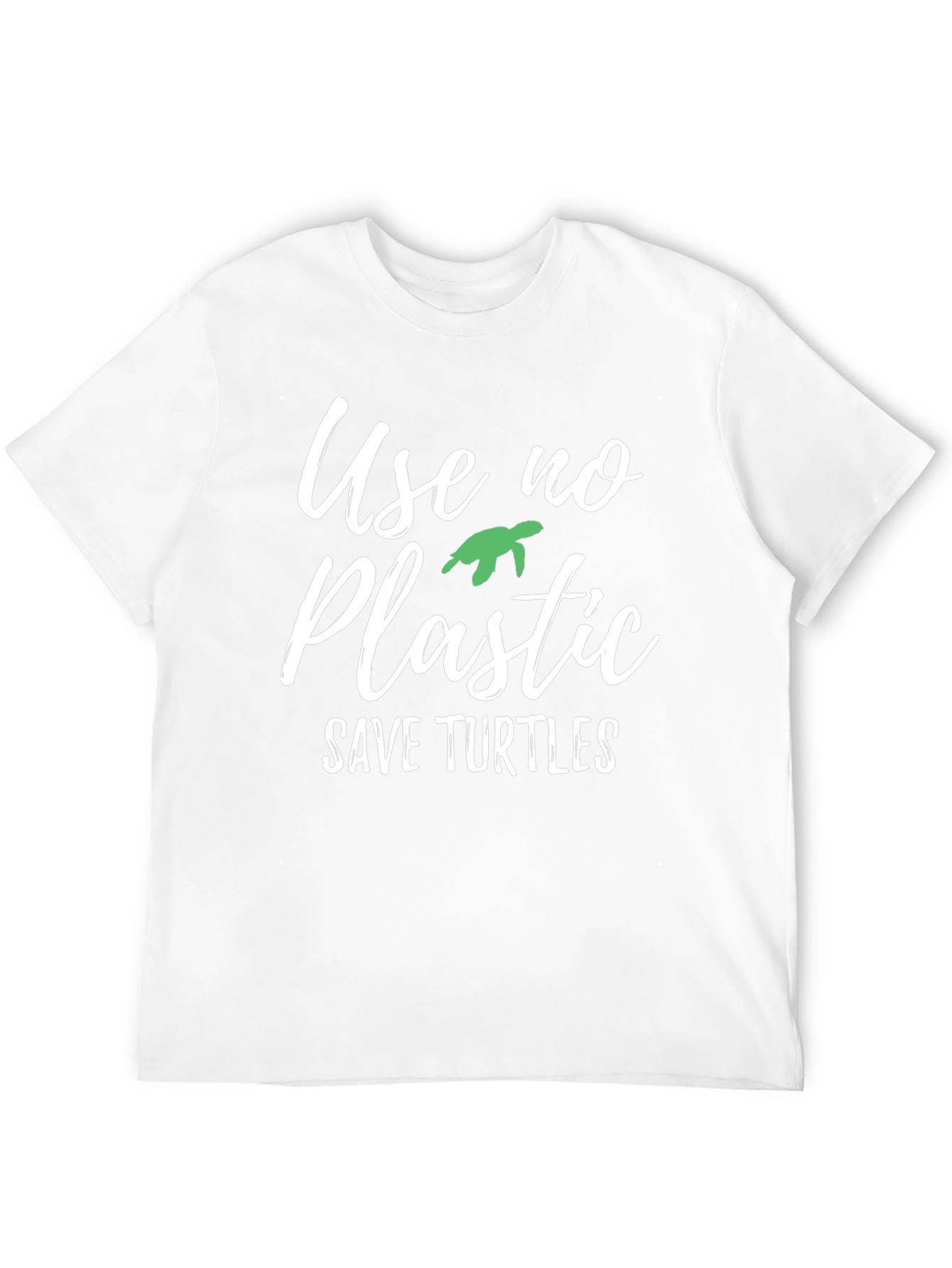 Eco-Friendly Use No Plastic Graphic Tee