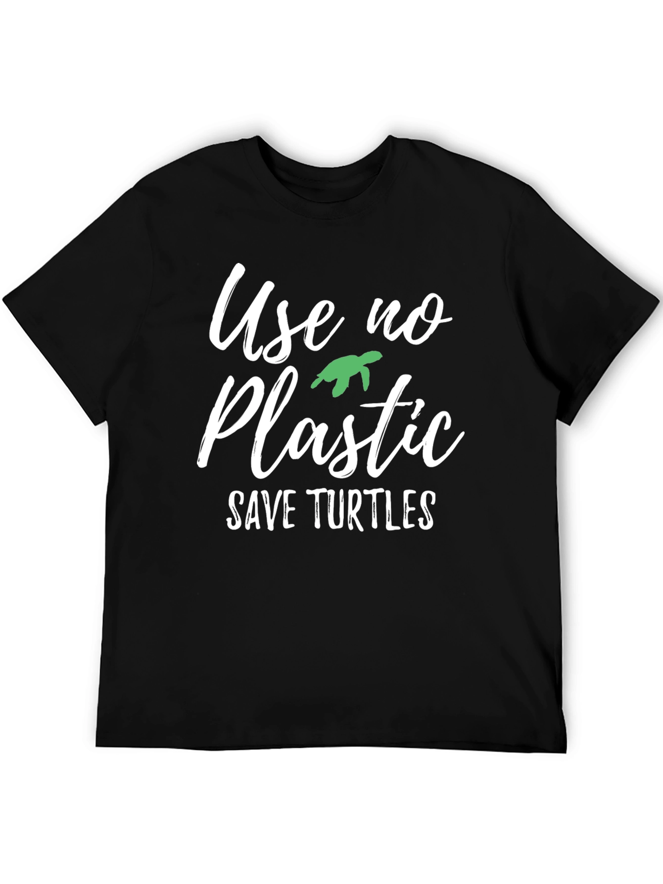 Eco-Friendly Use No Plastic Graphic Tee