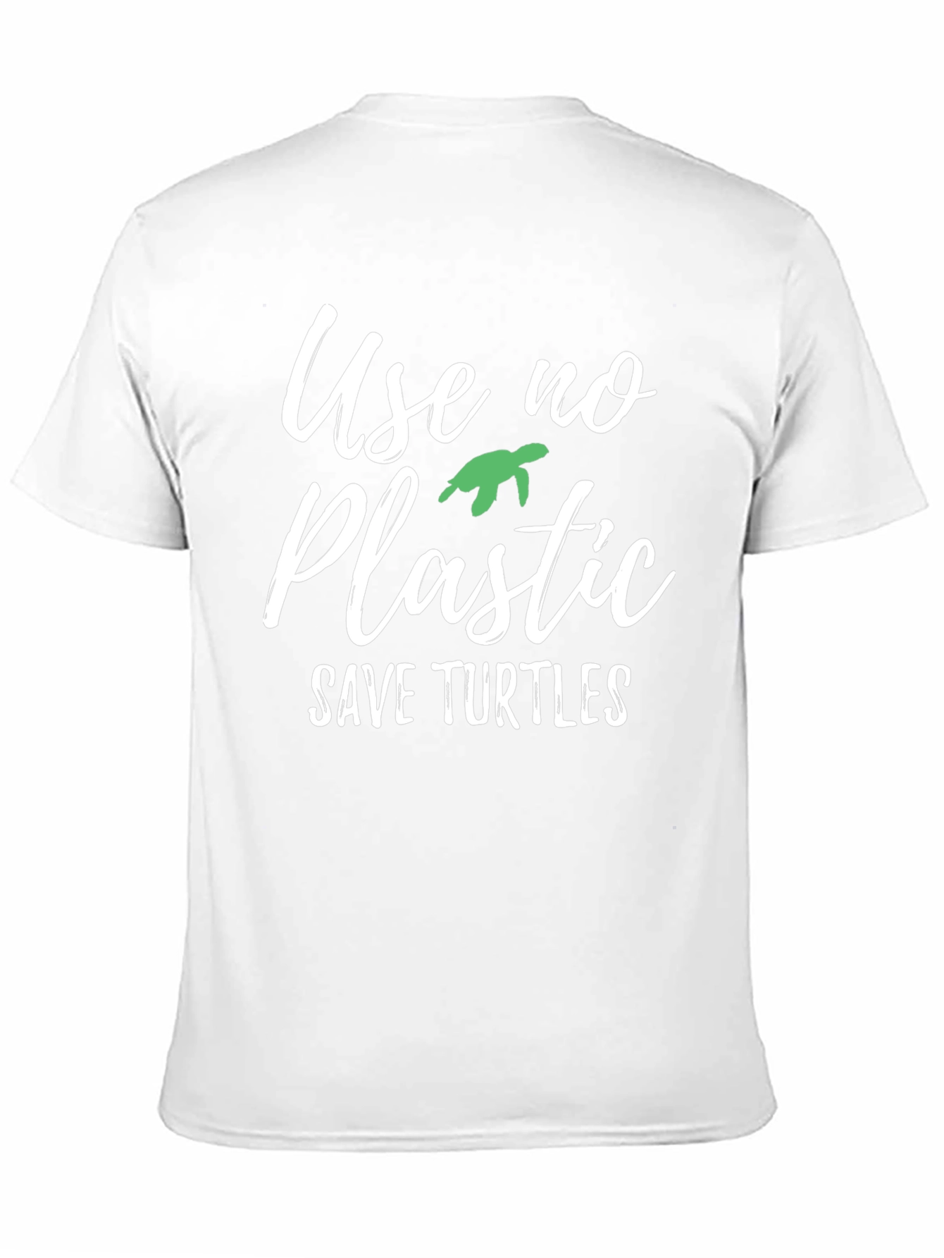 Eco-Friendly Use No Plastic Graphic Tee