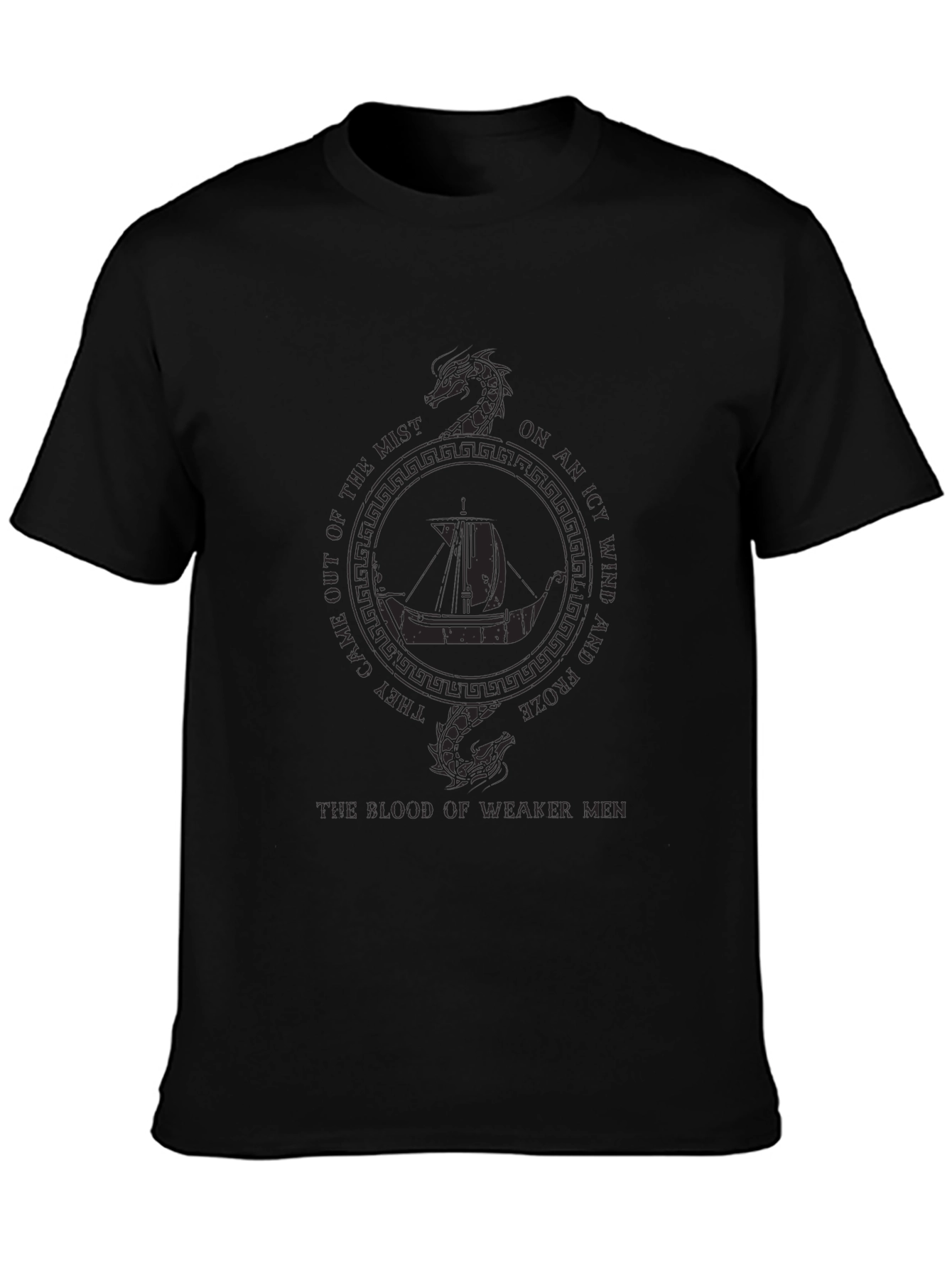 Viking Ship Serpent Graphic Tee