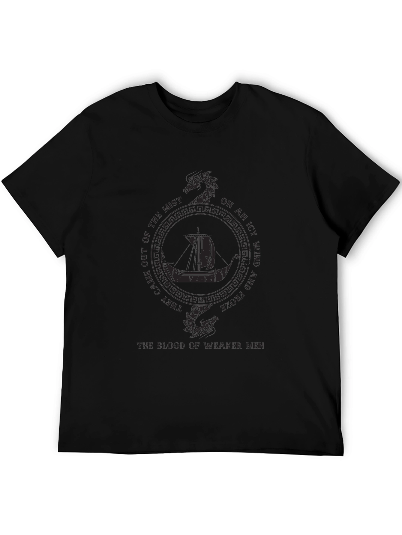 Viking Ship Serpent Graphic Tee
