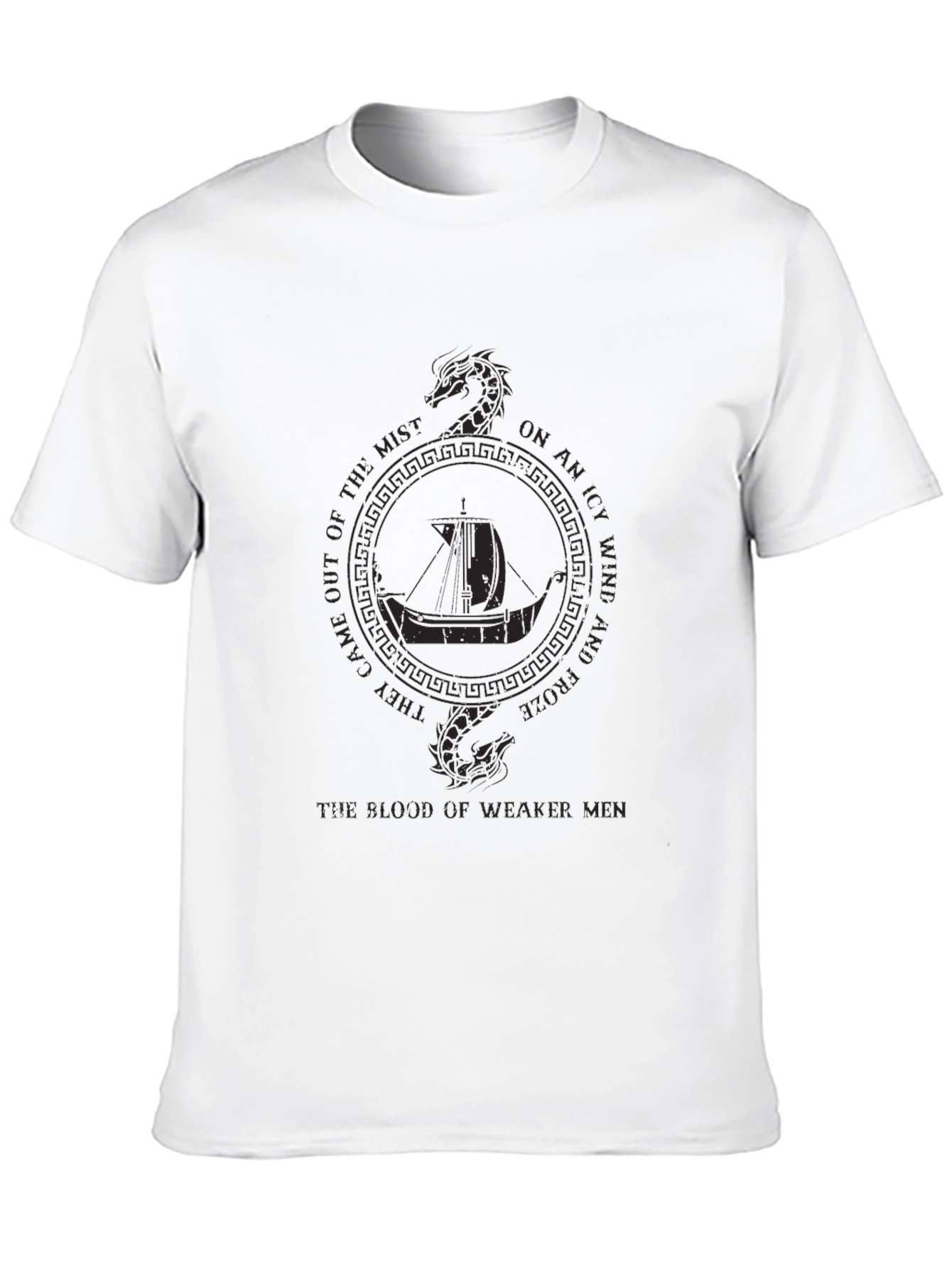 Viking Ship Serpent Graphic Tee