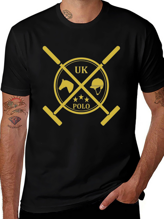 UK Polo Graphic Tee - Classic Style