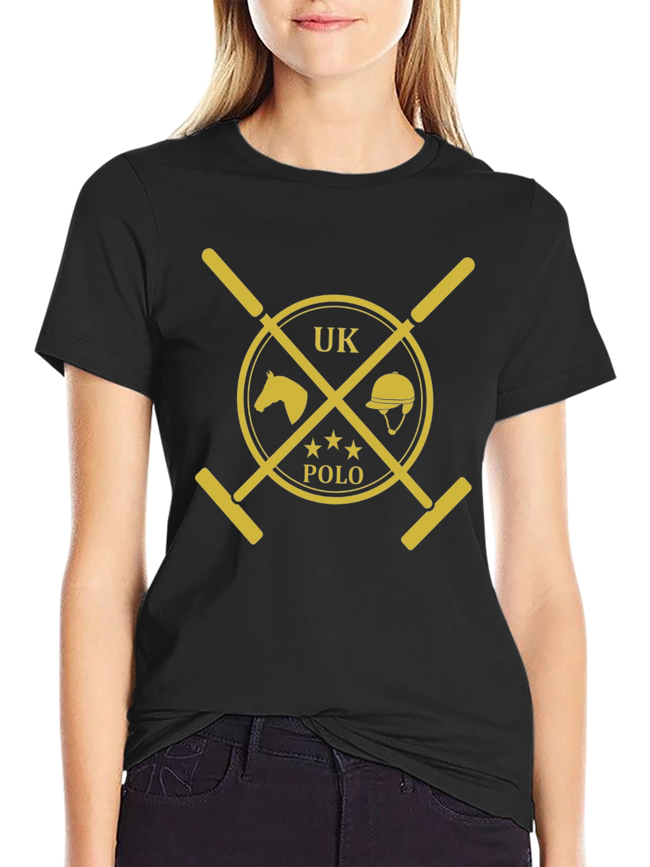 UK Polo Graphic Tee - Classic Style