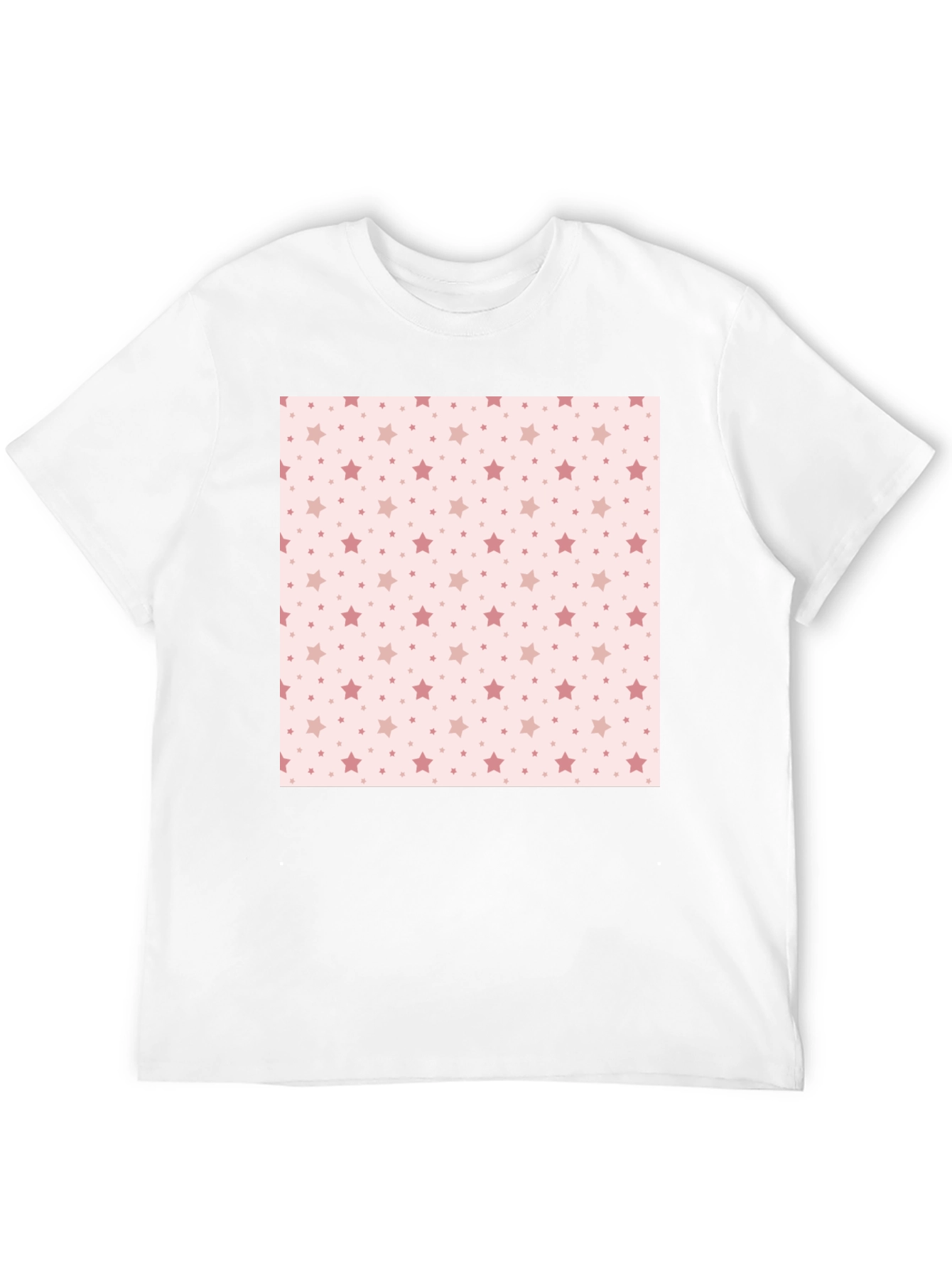 Star Pattern Tee - Stylish Casual Wear